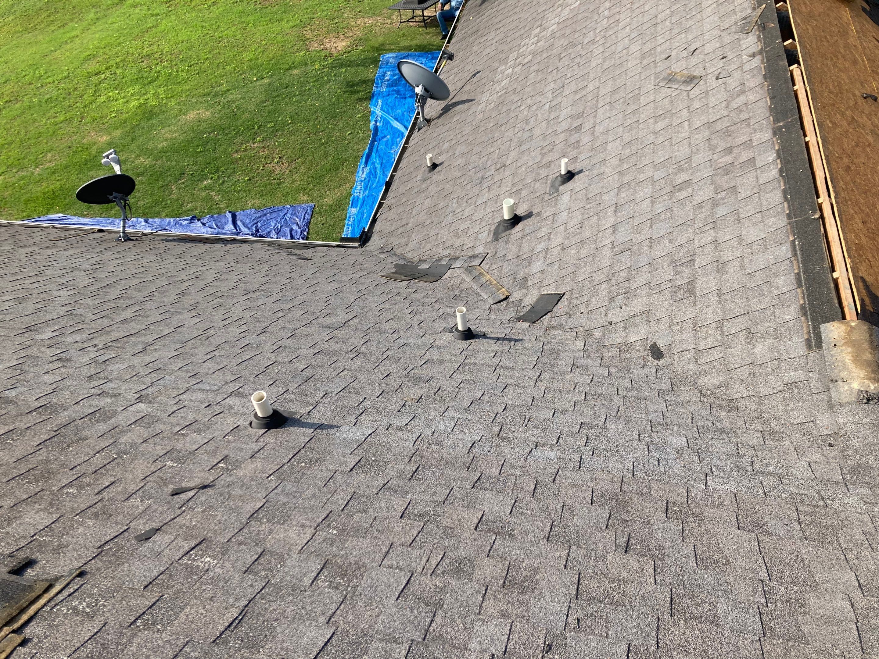 Residential Shingle Reroof using Malarkey Vista by Hostetler Roofing