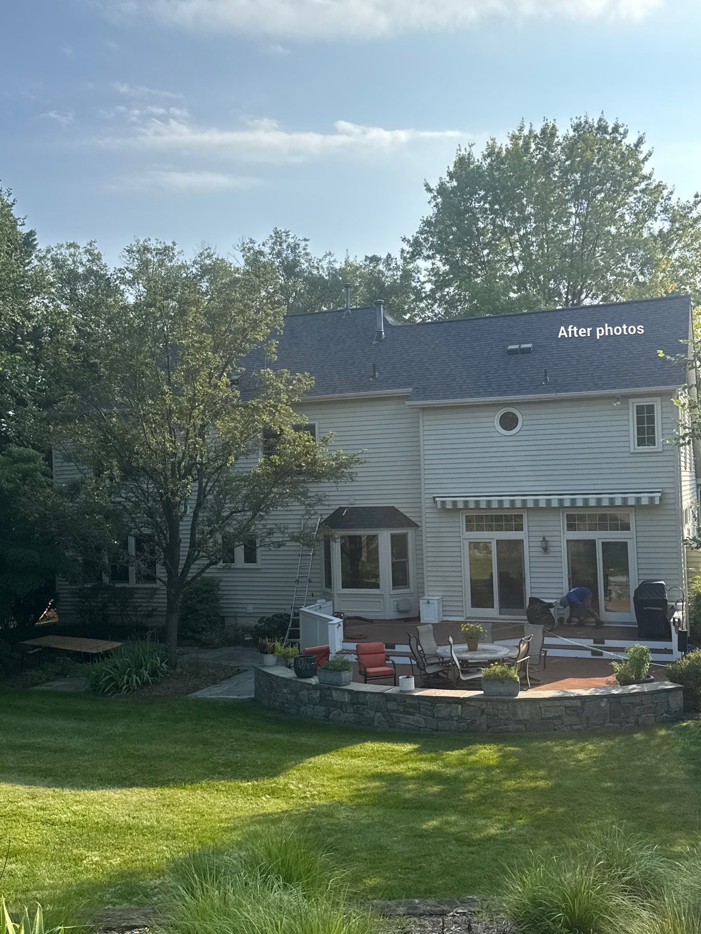 New Shingle Roof & New Gutters and downspouts with covers by Alpha Design Services