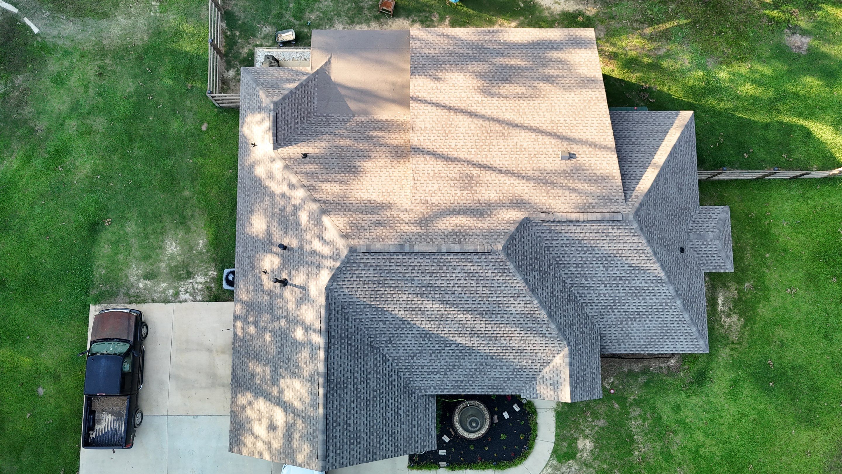 GAF 50-Year Weathered Wood  by Roberson Construction LLC