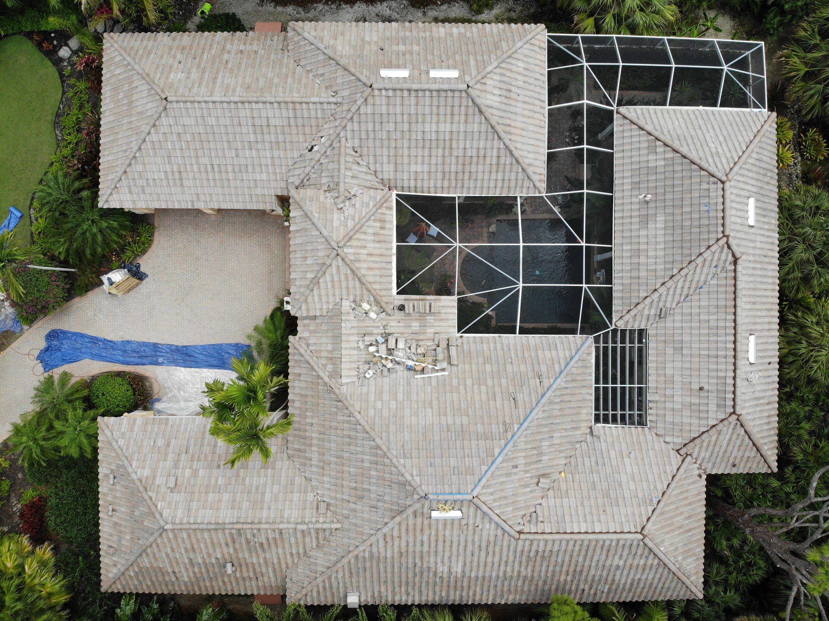 Residential Roofing Installation using Eagle Concrete Tile in Bonita Springs by International Roofing