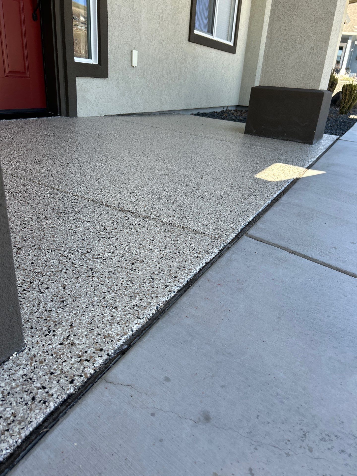 Patio Transformation using Driftwood by Croc Coatings, LLC