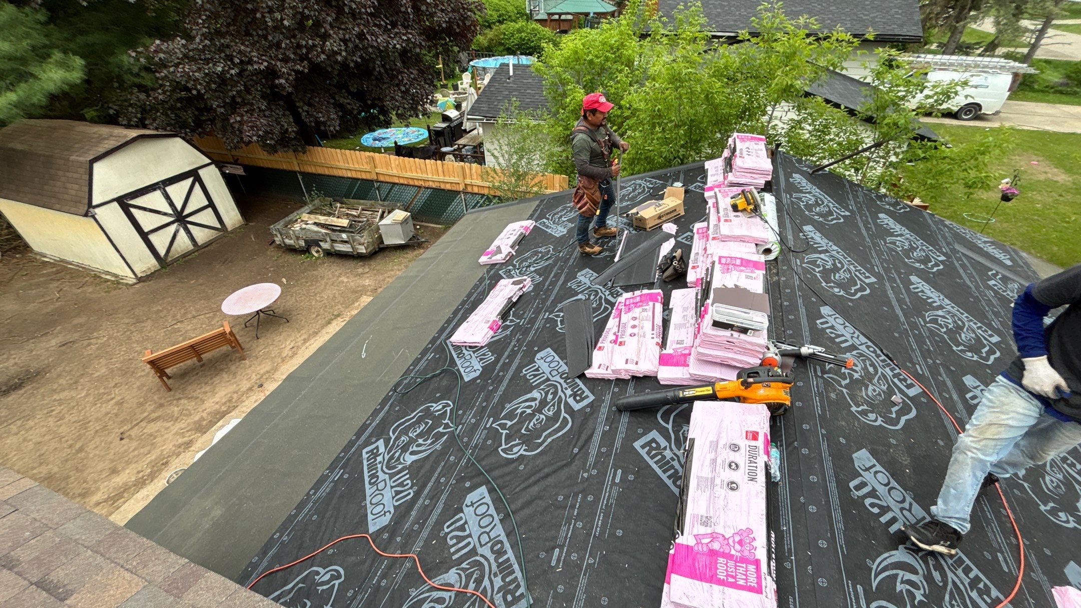 Roof Replacement using Owens Corning Teak by 180 Contractors