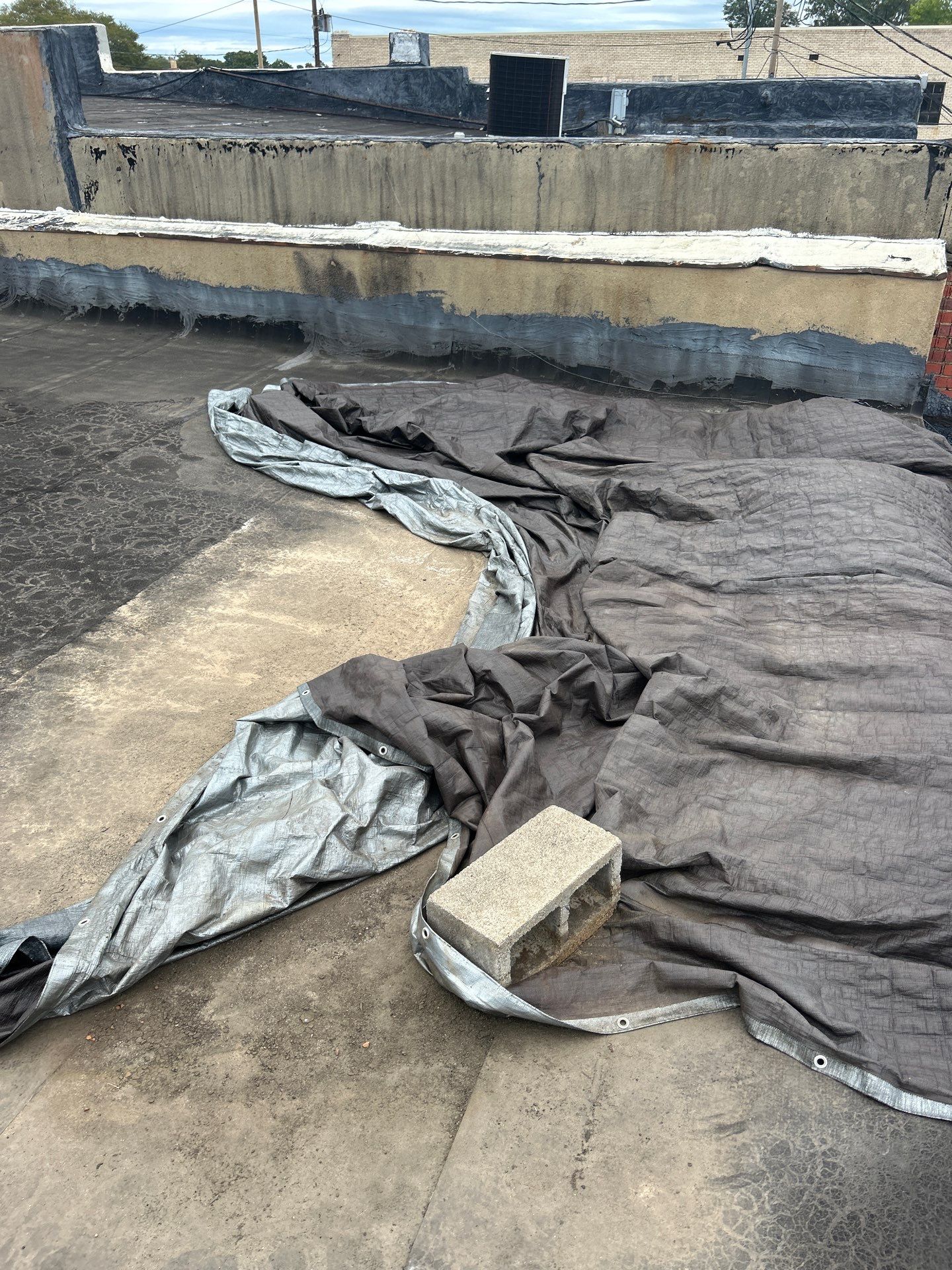 Downtown Gladewater Commercial Foam Roof Restoration – SPF + High-Tensile Acrylic by All Star Roofing LLC