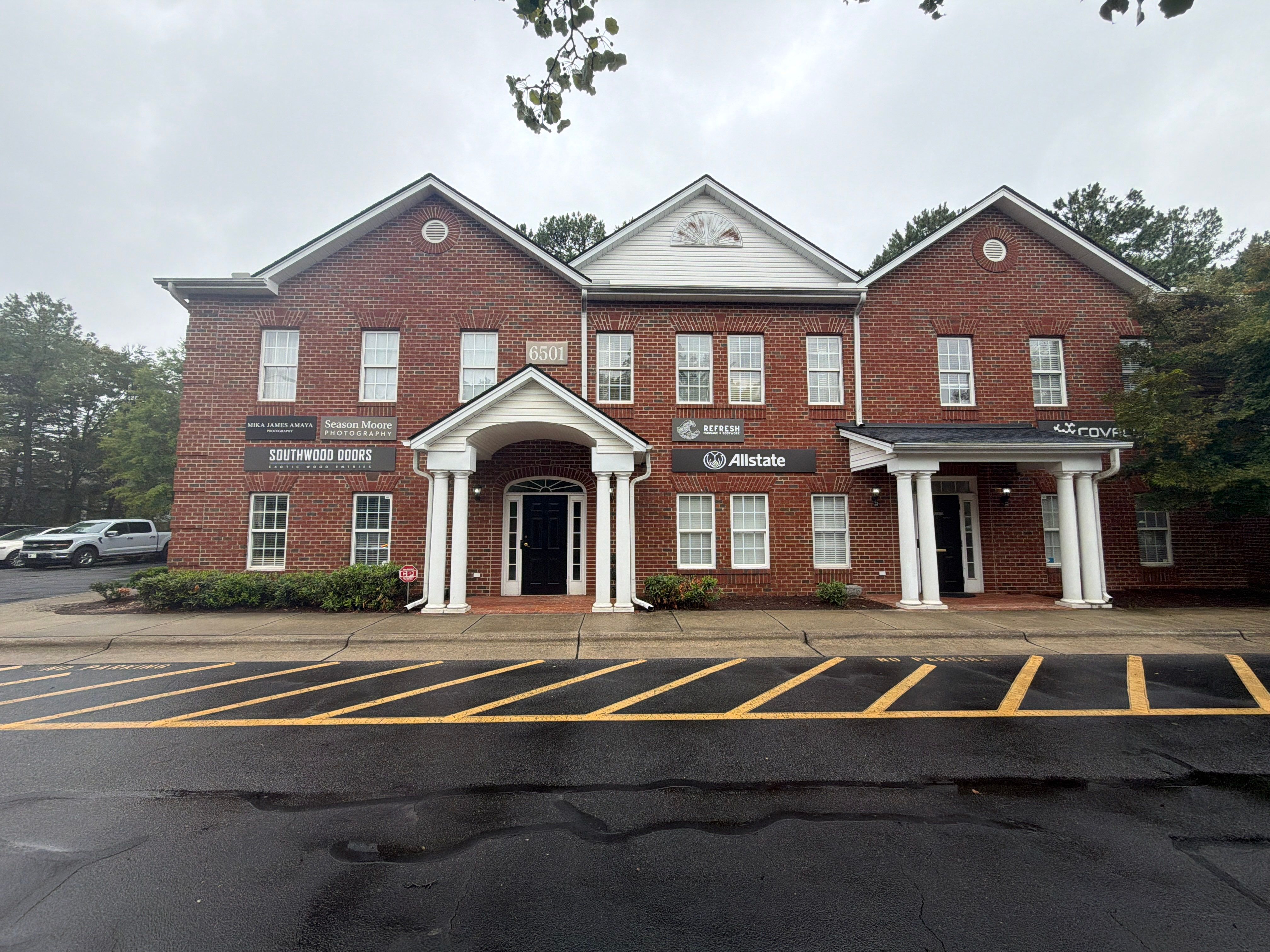 Interior Commercial Office Painting and Suite Refresh in Raleigh by Billy Weatherspoon Contractor