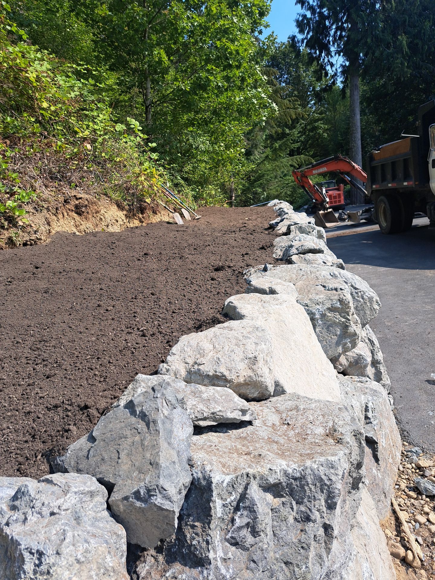 Jim | Rockery Wall, Landscaping, Road Repair & Sealcoating by Jireh Asphalt & Concrete Inc 