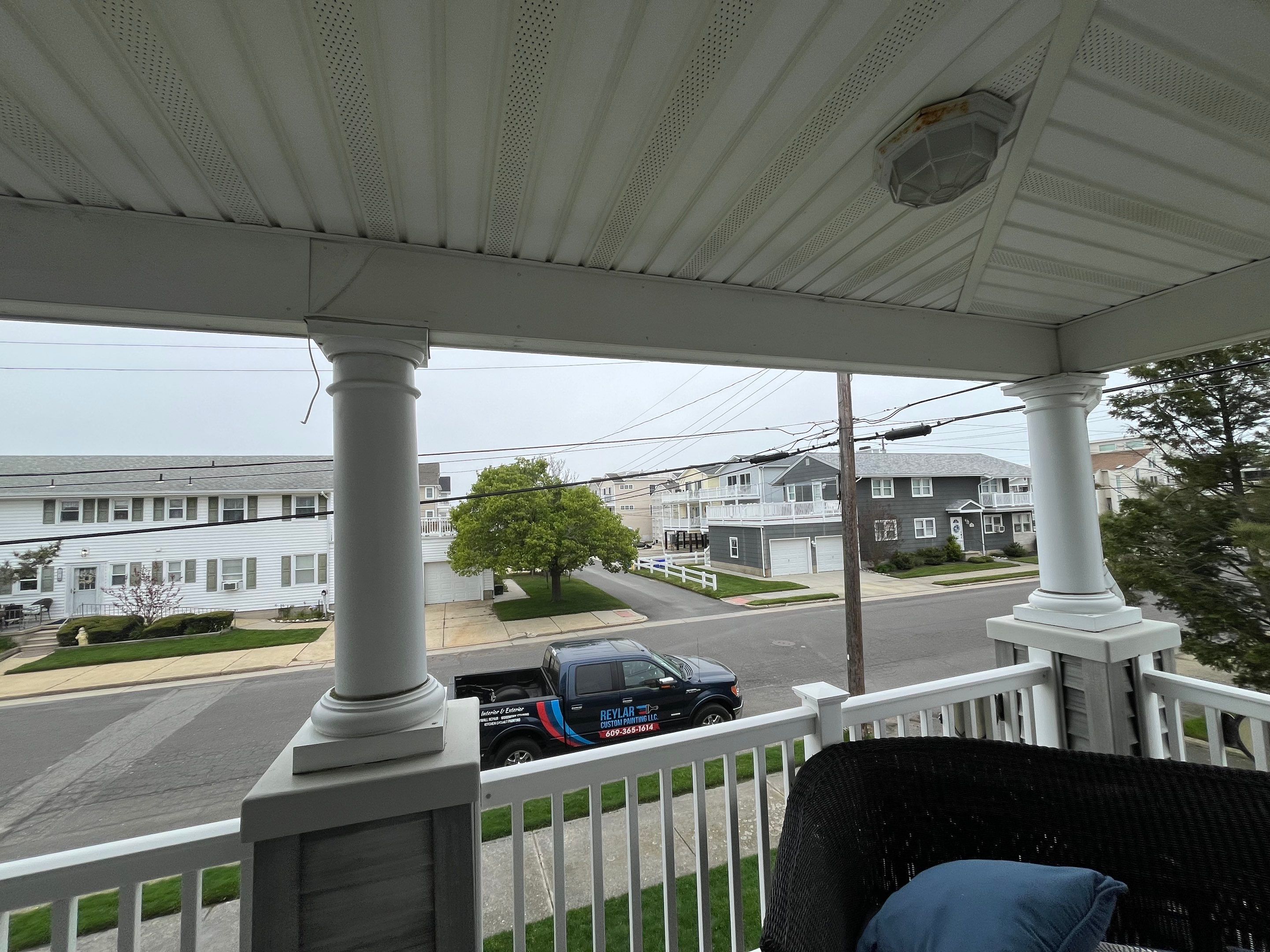Exterior painting - Columns & Beams Ocean City, NJ by FreshCoat Works LLC