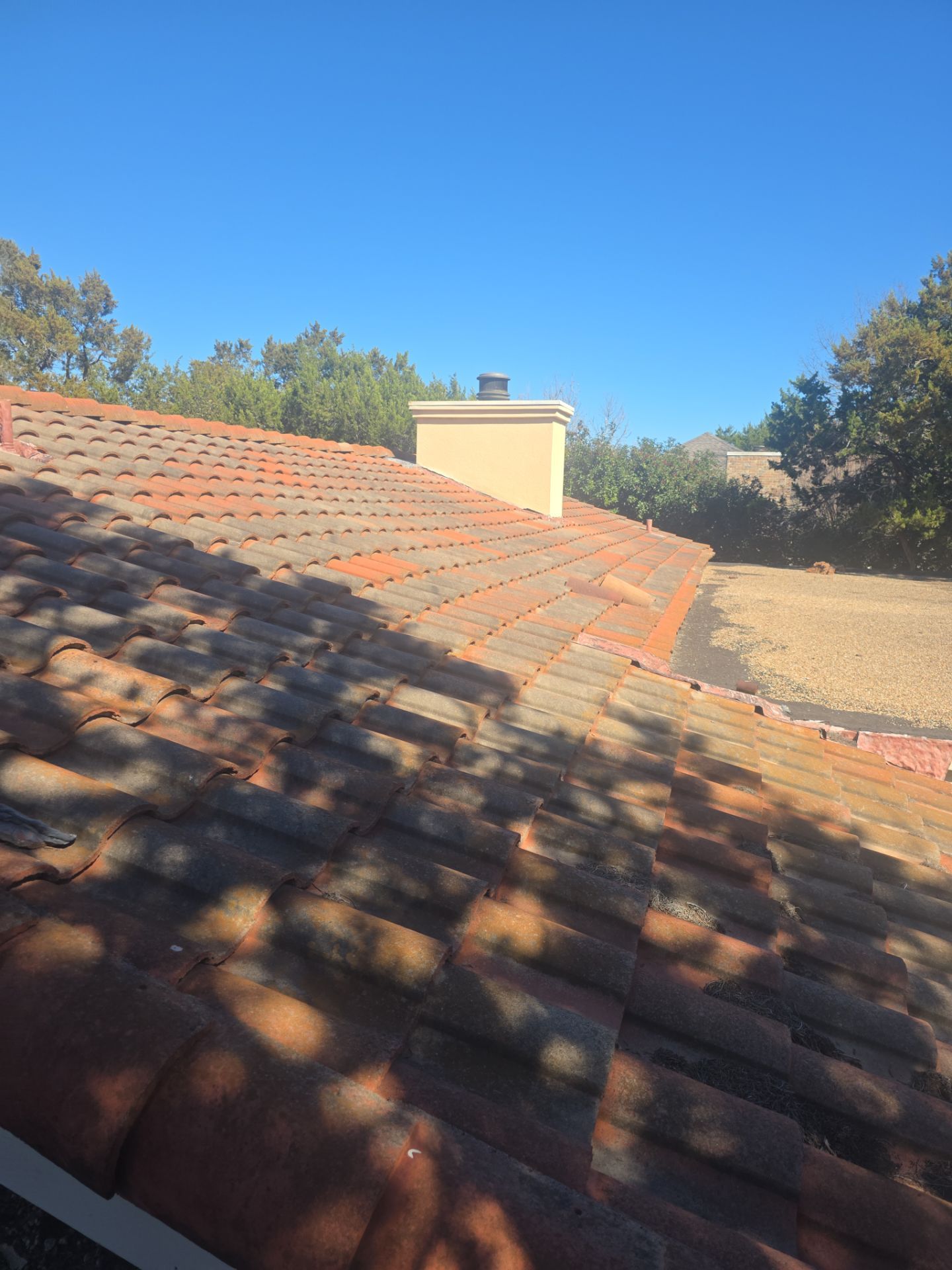 Specializing in tile roof repairs by REPS Austin Area Roofer