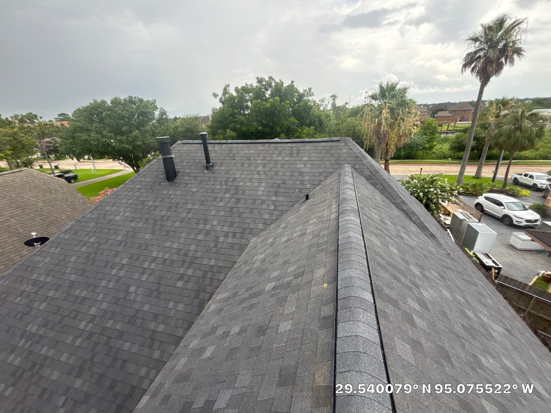 Residential Roof Replacement using Atlas Pinnacle Pristine Black Shadow by Elite Roofing LLC