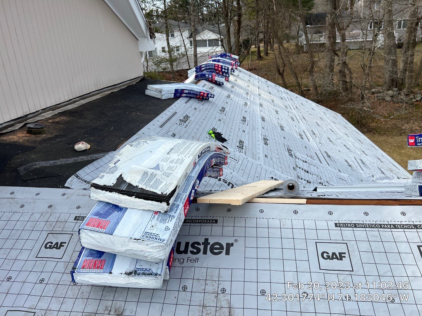 Residential Roofing Installation using GAF Timberline HDZ  by Loyalty Exterior Solutions 