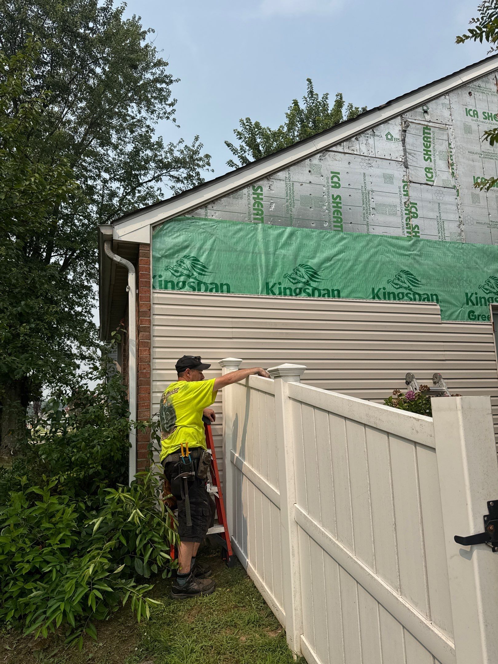 Install new siding  by Alpha Design Services
