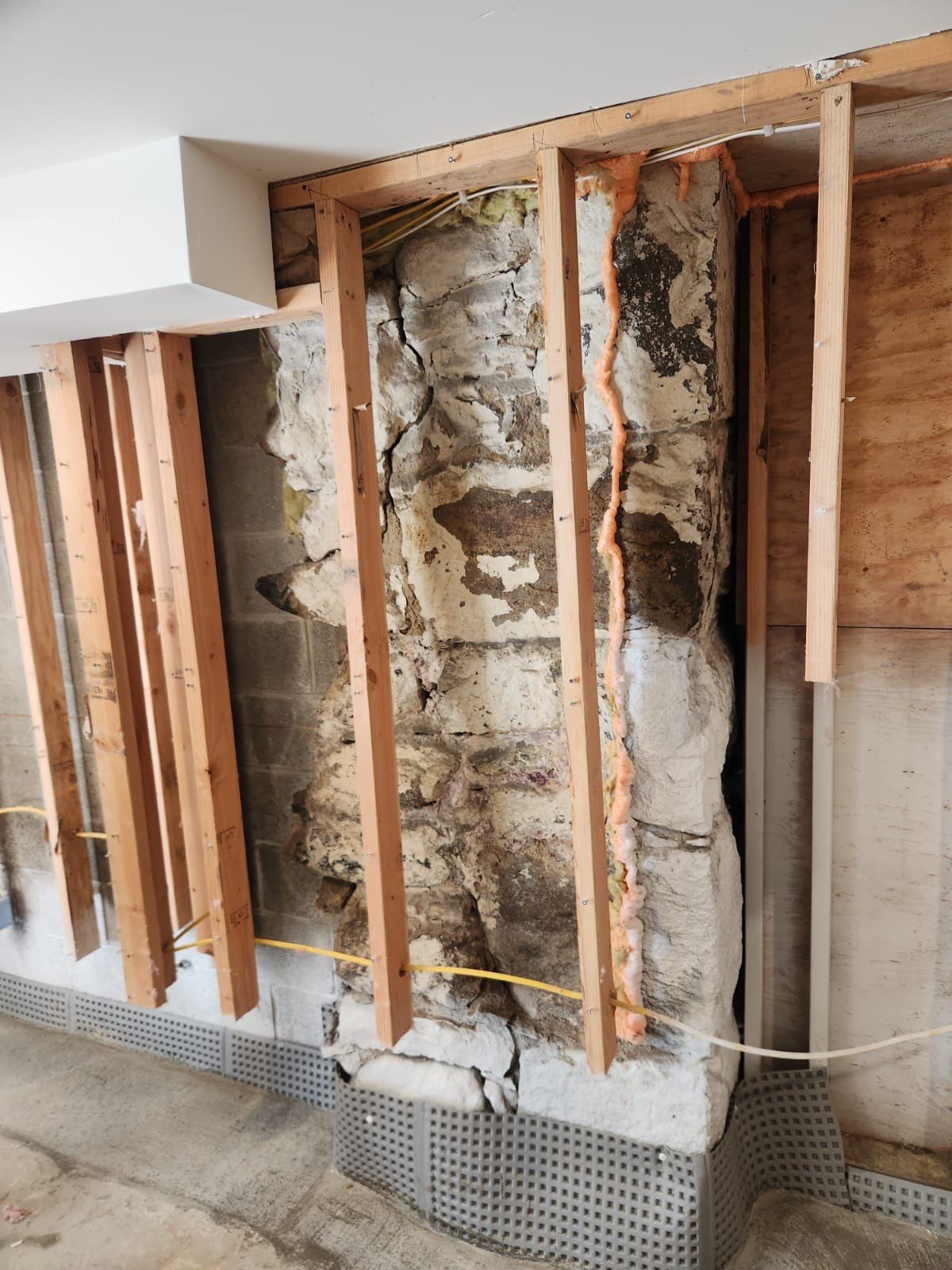 Interior French Drain & Wall Vapor Barrier Boonton NJ by Pure Service Pro, LLC 