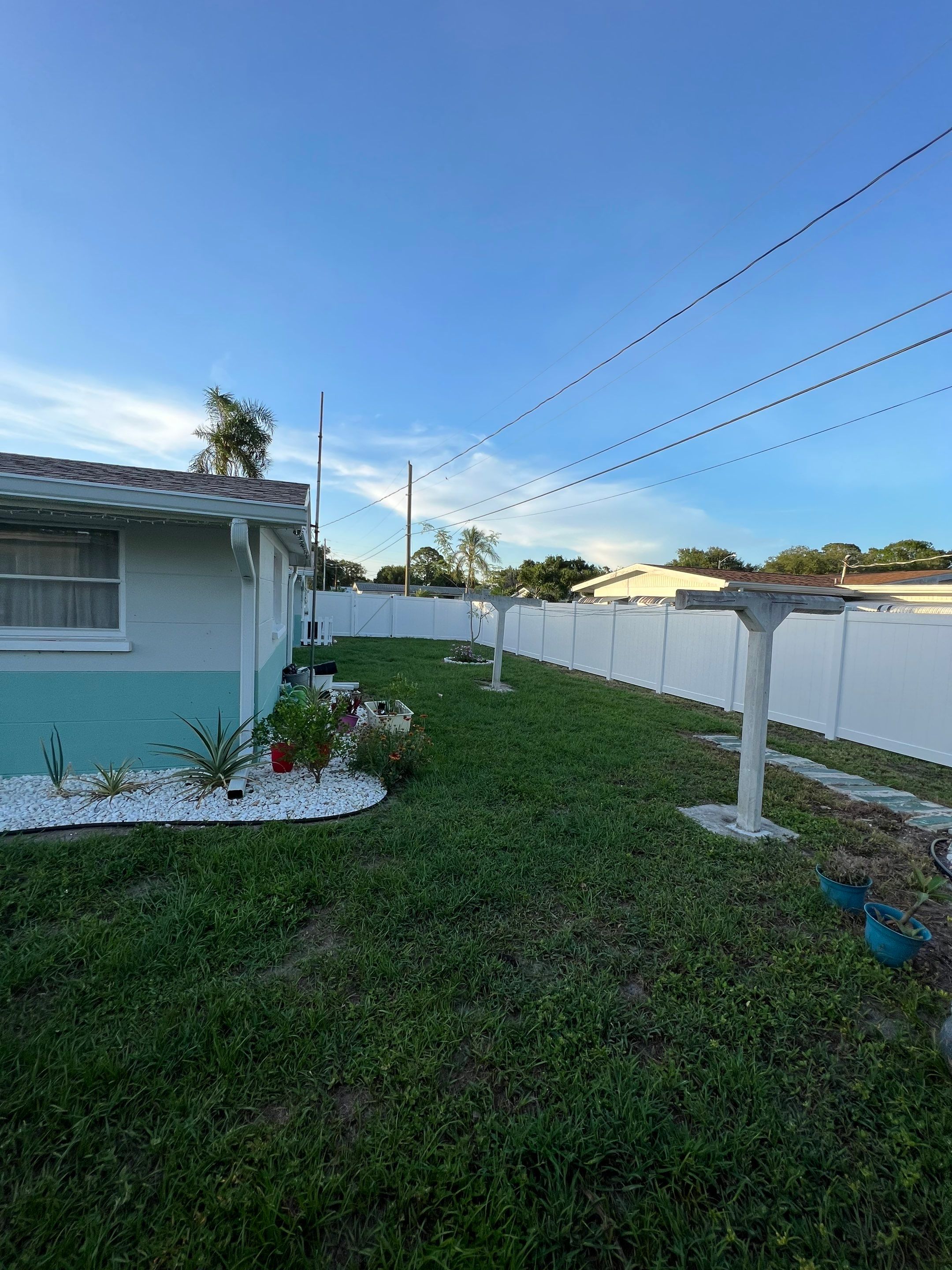 Sarasota, FL 6 ft. Tall White Vinyl Privacy Fence by Asap fence and gates, LLC