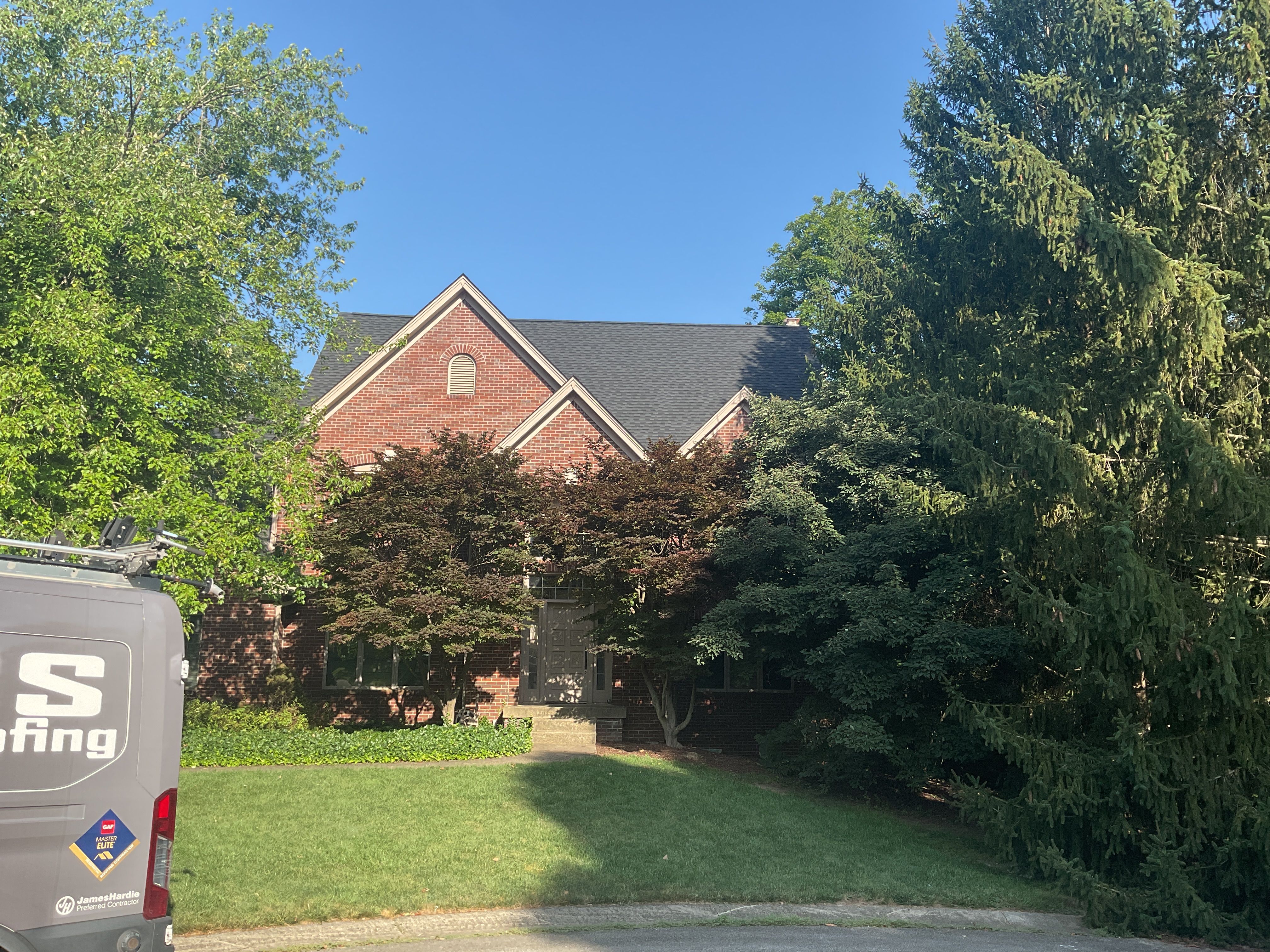 Project in Fishers by Moss Roofing