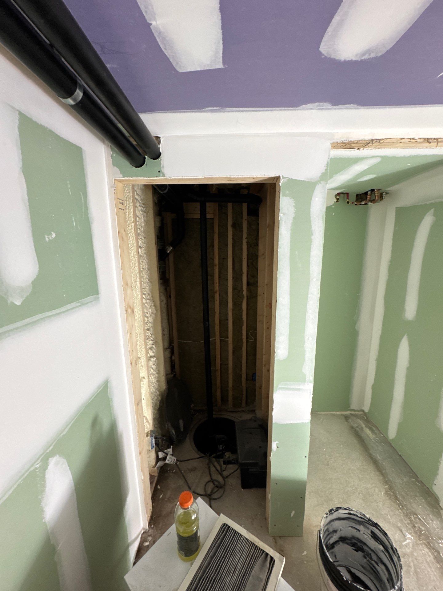 Basement Bathroom & Exterior Drainage by Chagnon Building & Remodeling LLC