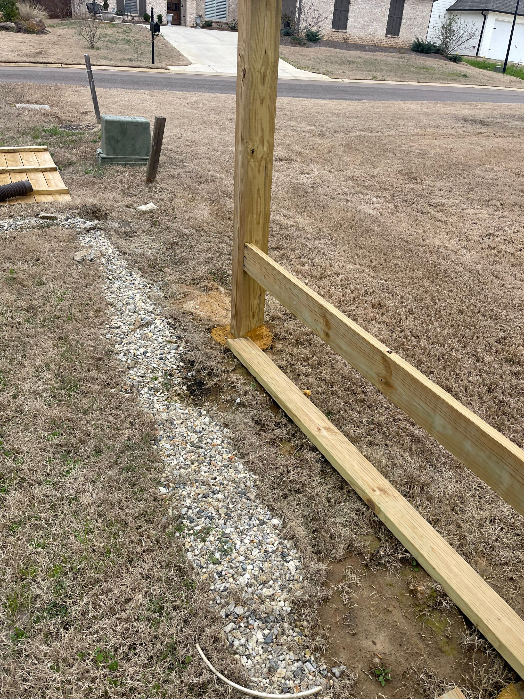 6' Treated Pine Good Neighbor 6x6 Posts by Roberson Construction LLC