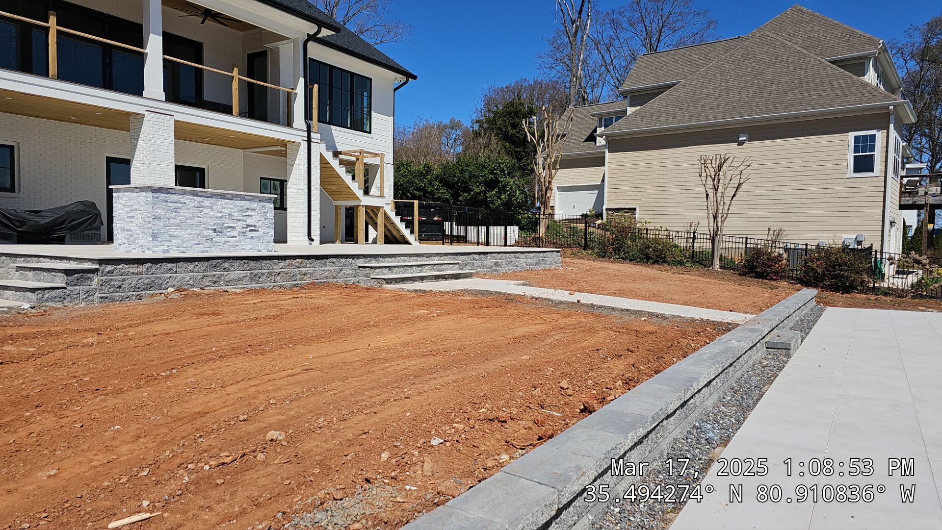 Hardscape Installation using Irrigation by Carolina-Metro Landscape, Inc