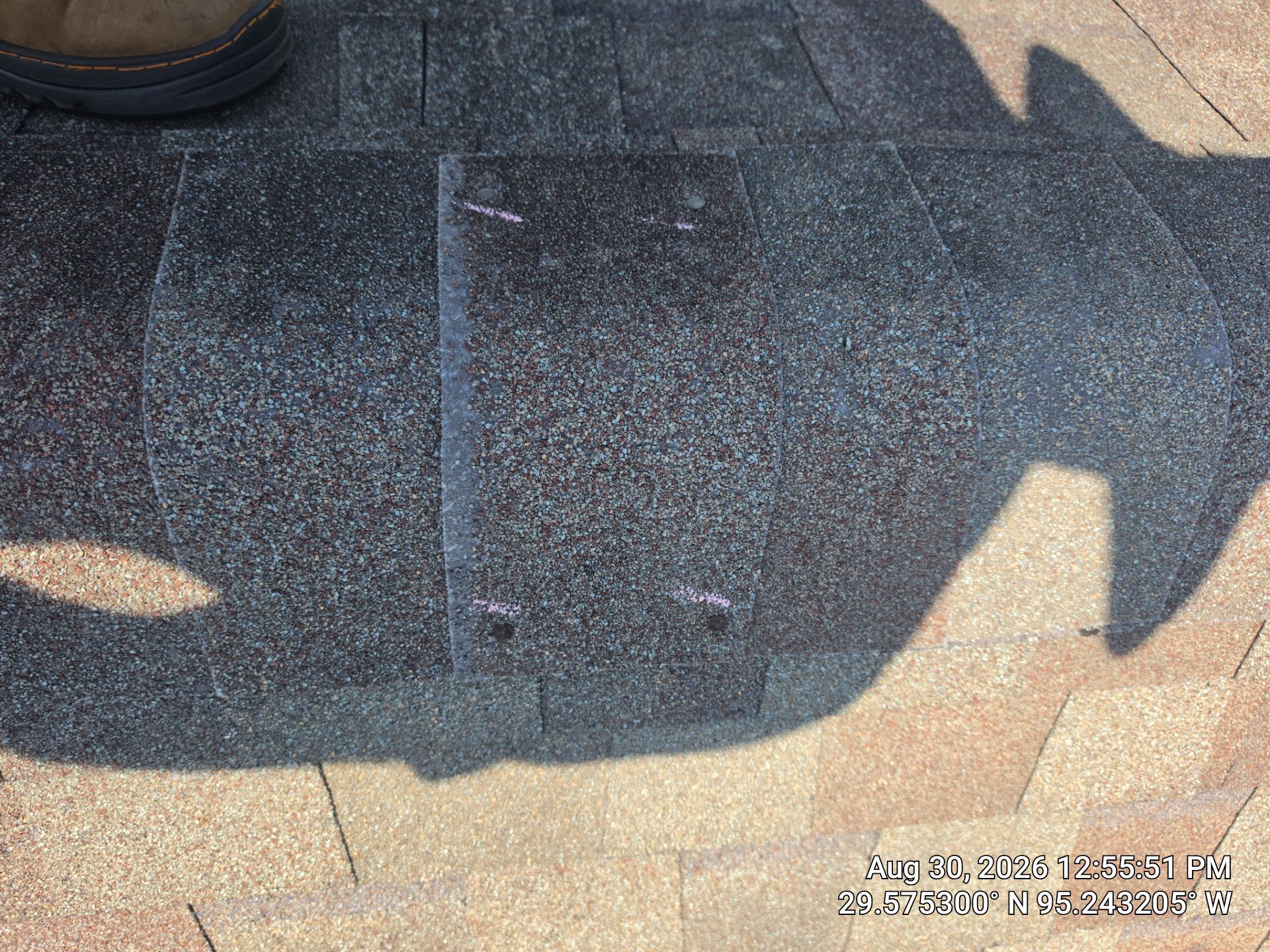Asphalt Shingle Roof Inspection and Damage Assessment in Houston by Good Vibes Roofing