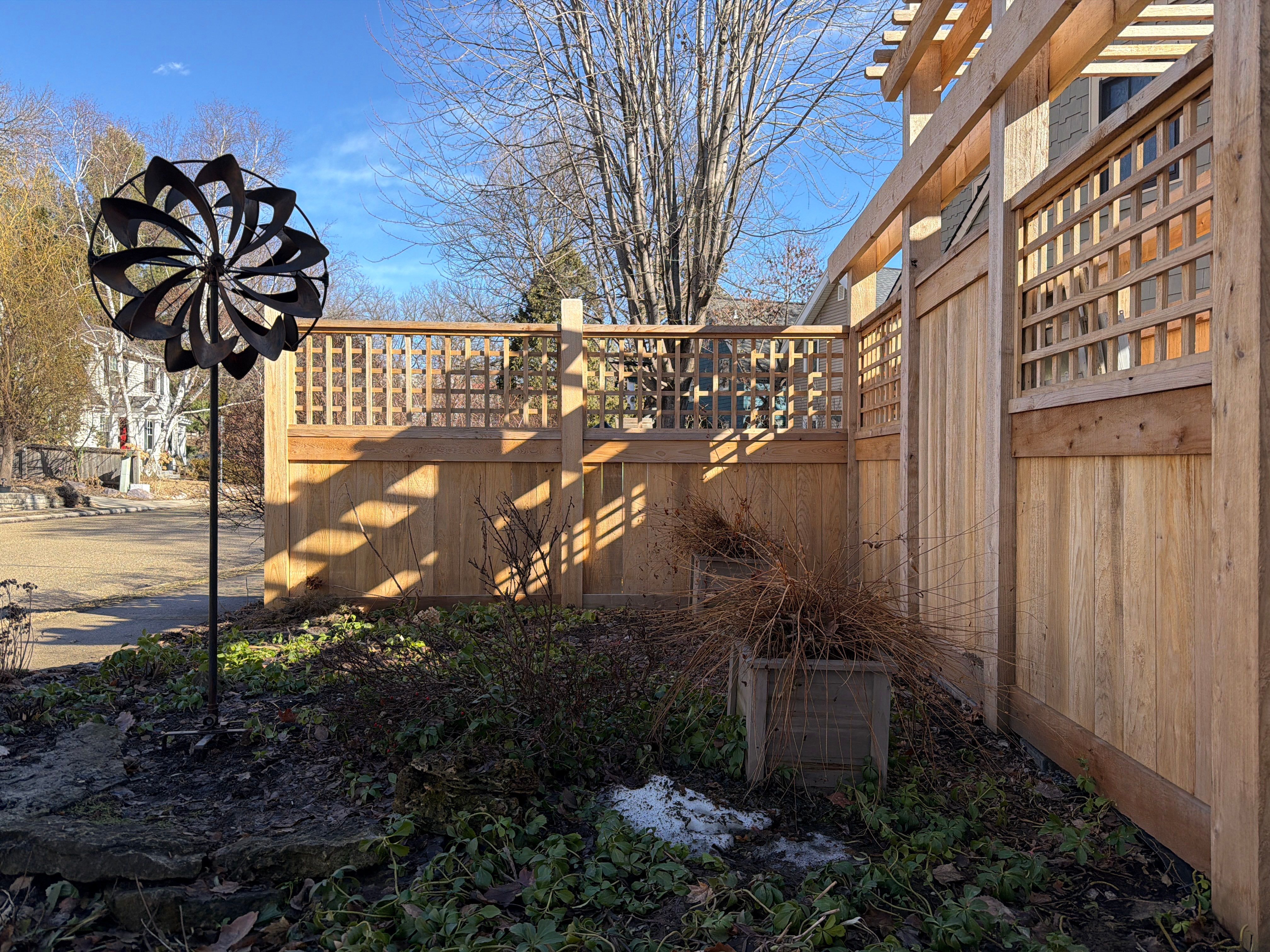 Custom Cedar Fencing by Madison Fence Company