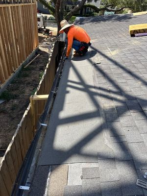 Residential Roofing Repair using Owen's Corning Duration (Lifetime) Shingles
