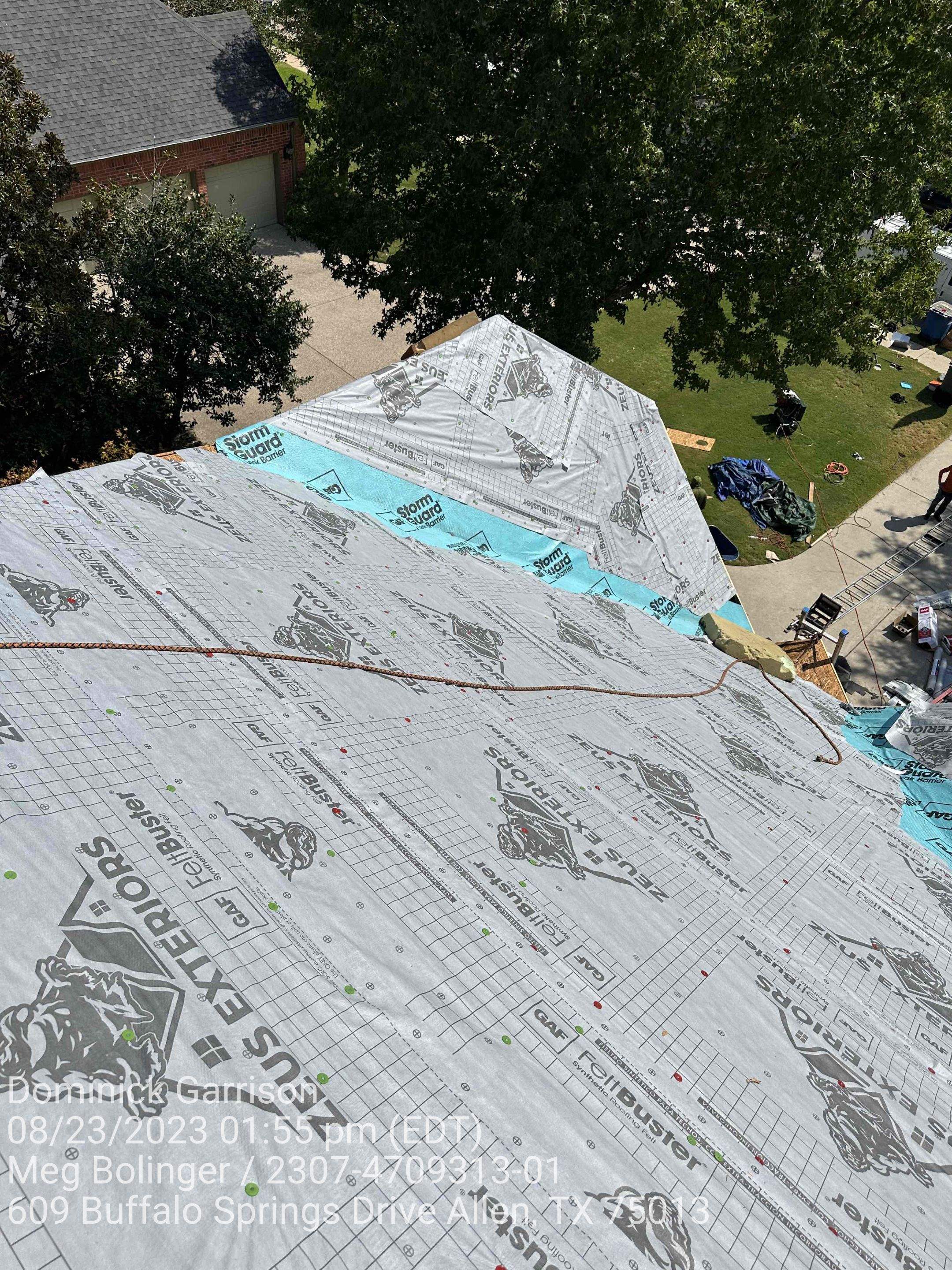 Project in Allen  by Zeus Exteriors