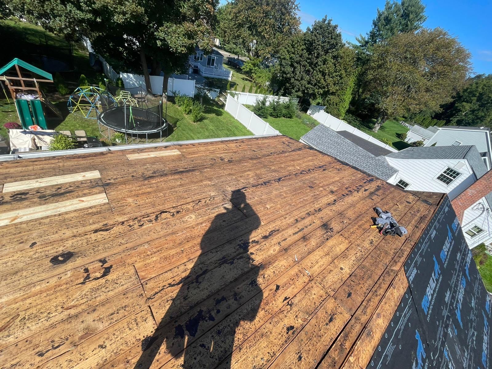 Residential Roofing Installation using Owens Corning TruDefinition Duration AR - Onyx Black & New Siding Install using Certainteed Sterling gray by A Plus Exterior