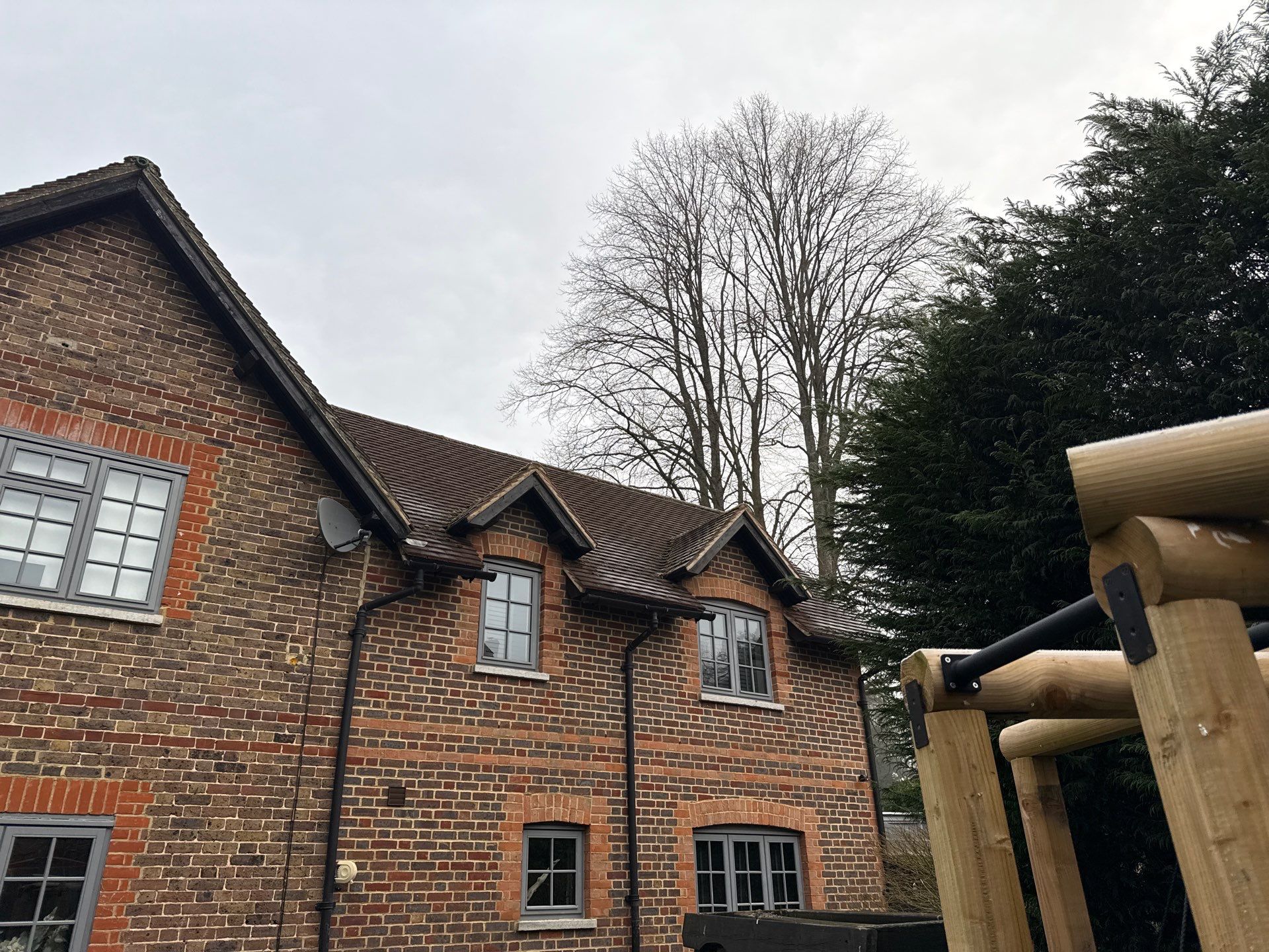 Roof Clean  - Moss Removal - Gutter Clean using Honda 15lpm Low Pressure Washing Machine by Ges Exterior Cleaning ltd