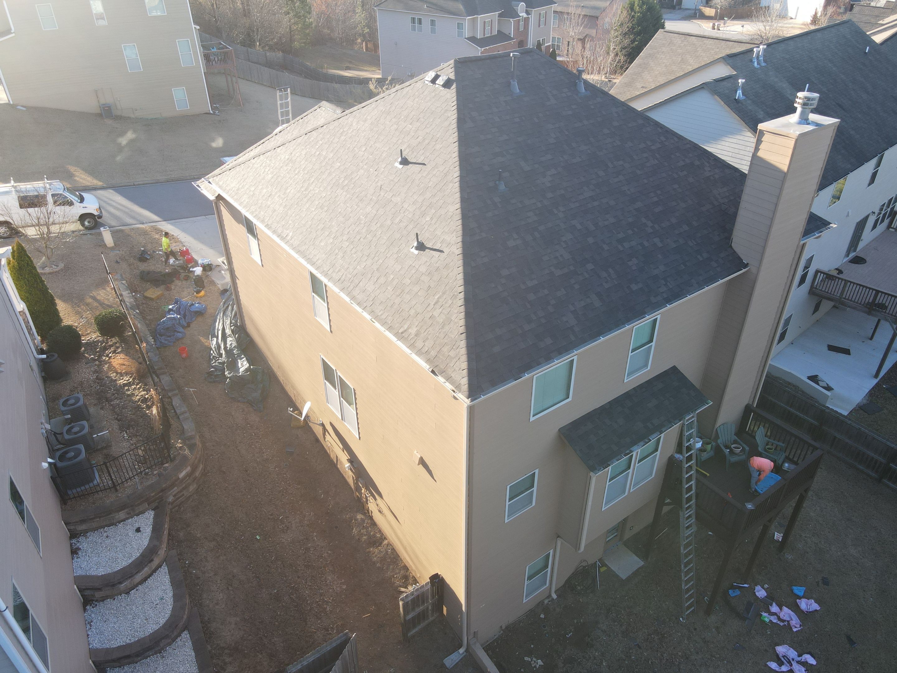 Residential Roofing Installation using Owens Corning by Inspector Roofing and Restoration
