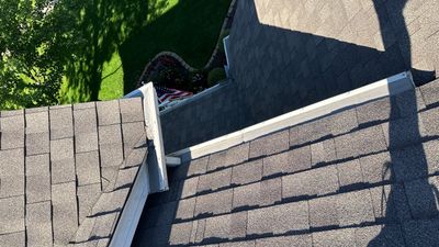 Turtle Shell gutter protection installation in Naperville, IL 60564, photograph 6