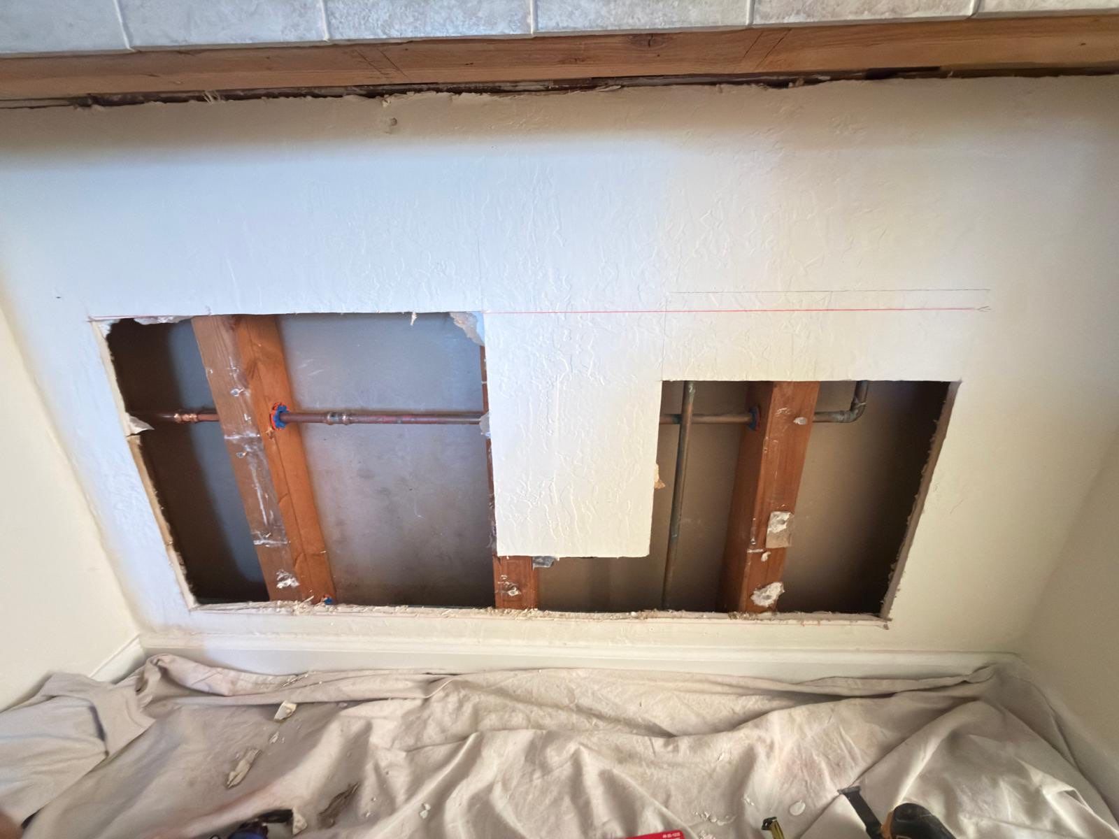 Sheetrock Repair by Anza Builders, Inc. 