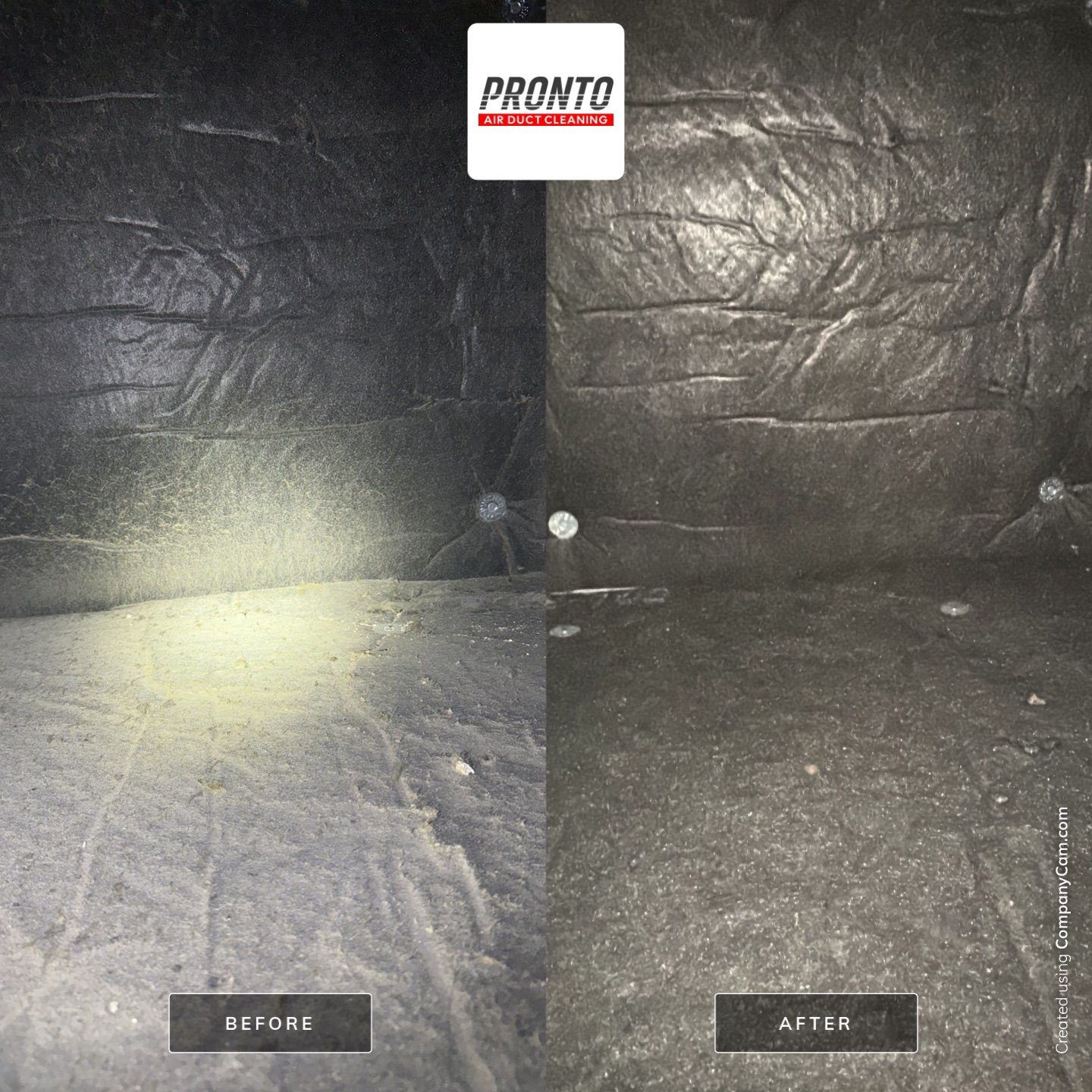 Air duct cleaning using Hypervac by Pronto Air Duct Cleaning