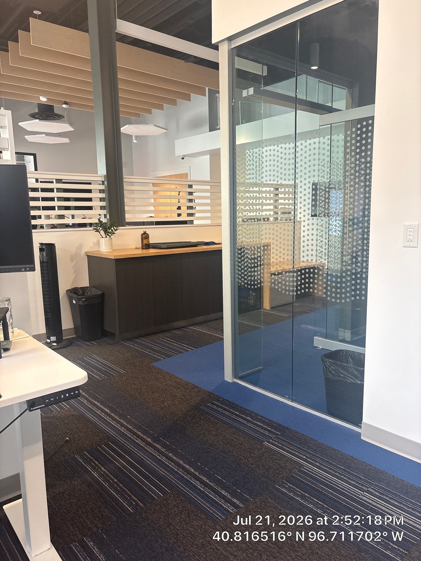 Modern Office Renovation with Glass Partitions in Lincoln by CompanyCam Sales Demo