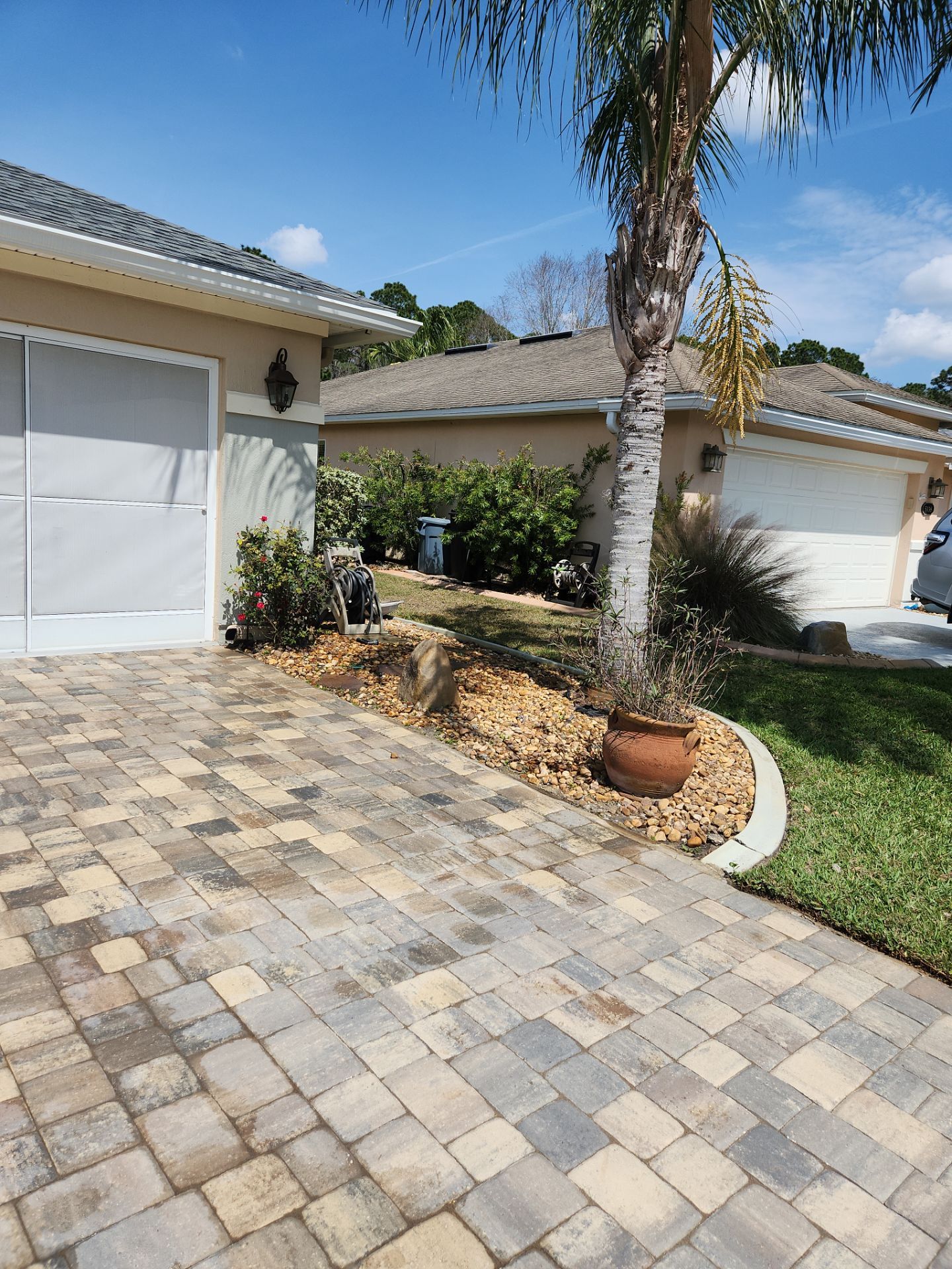 Paver Driveway using Concrete Sealant by DuraSeal