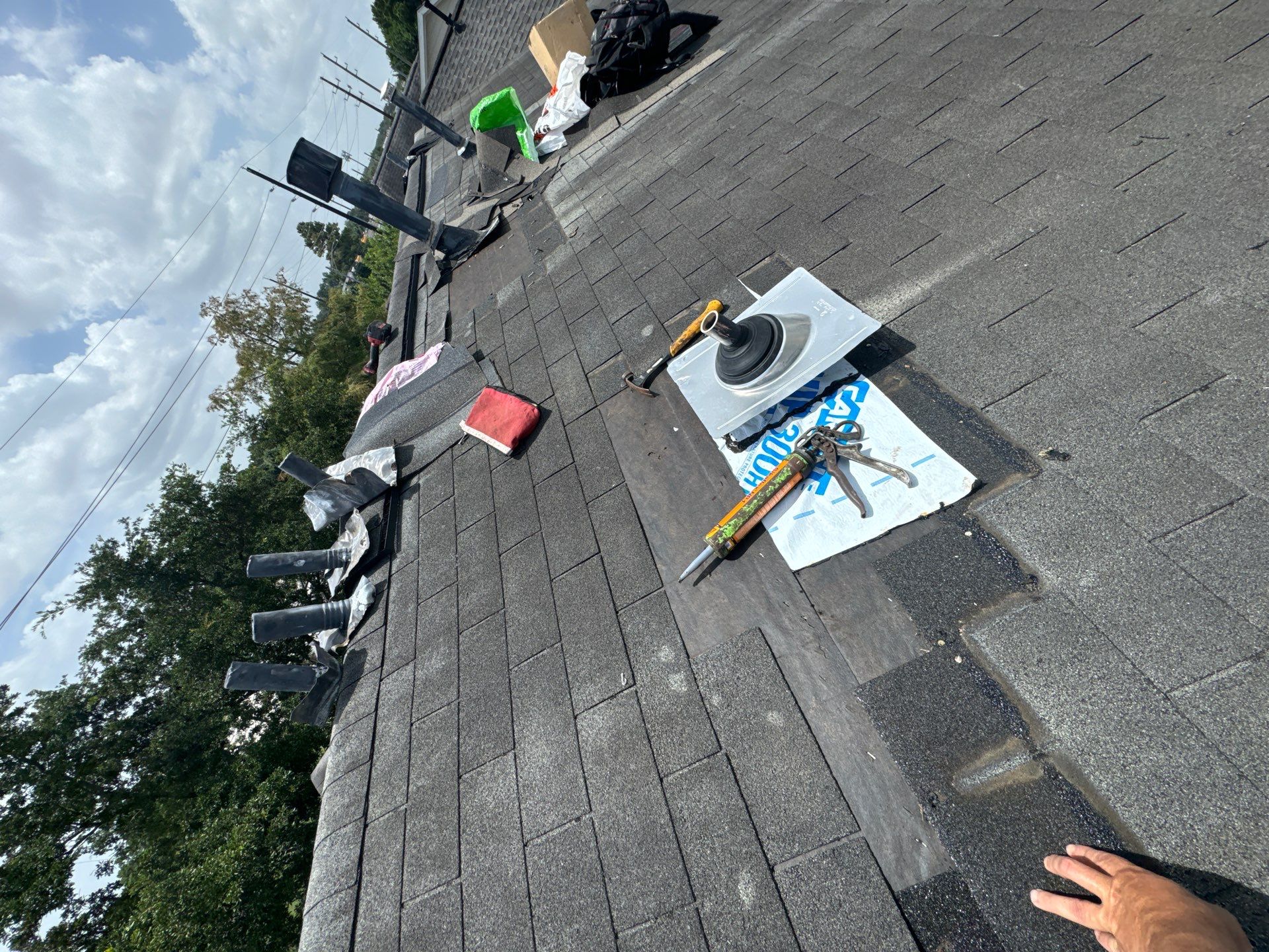 Project in Houston, TX by Associates Roofing Unlimited