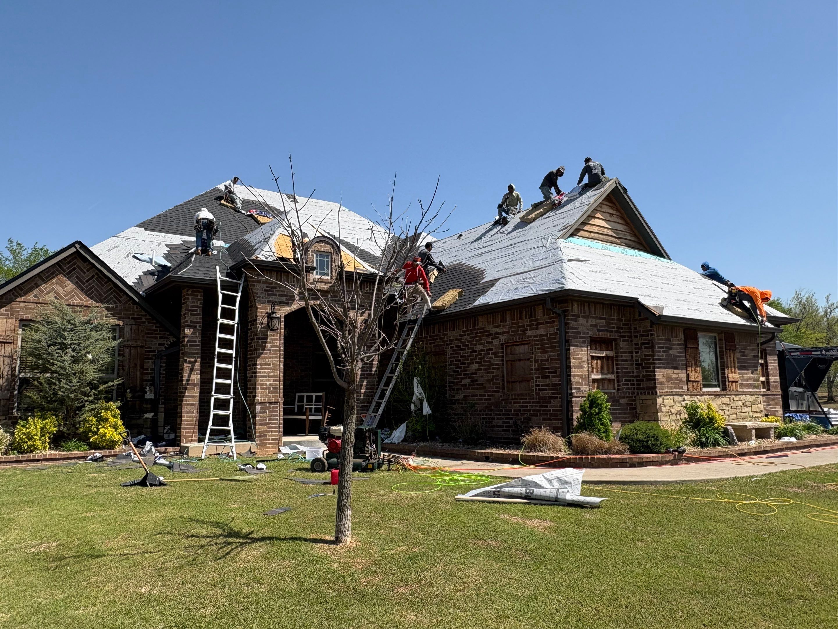 Roof replacement OKC by McCann's Roofing and Construction
