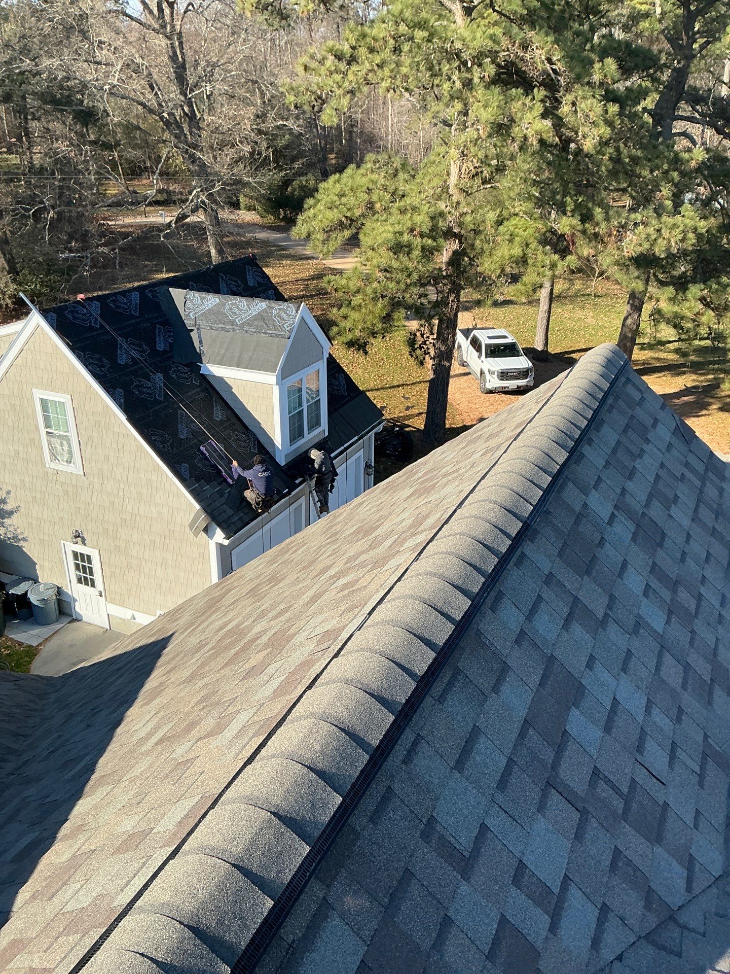 Waterfront Roof Replacement in White Stone, VA by Cade Construction