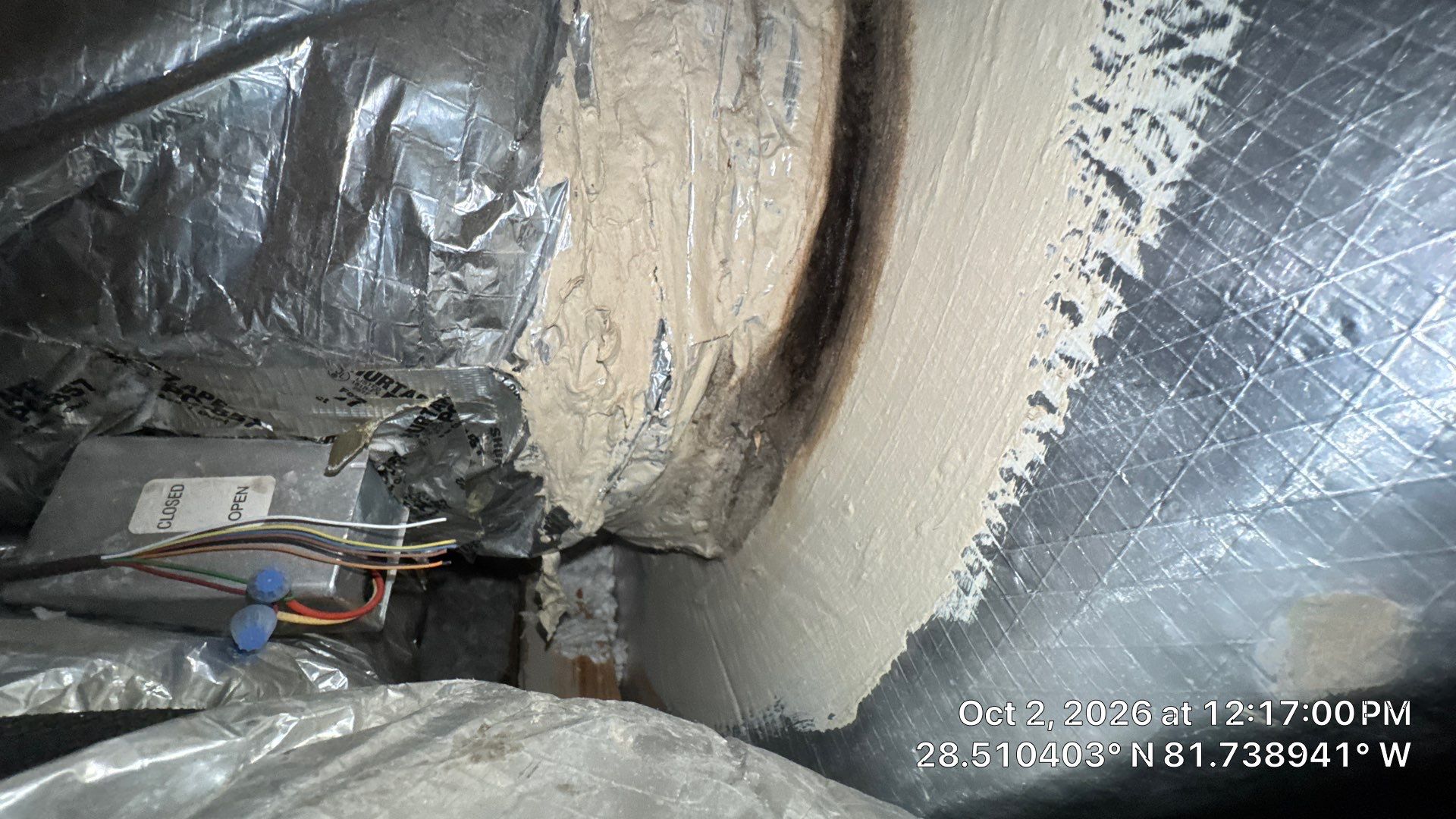 Attic Duct & Dryer Exhaust Inspection in Clermont by Hygienic Air, Inc