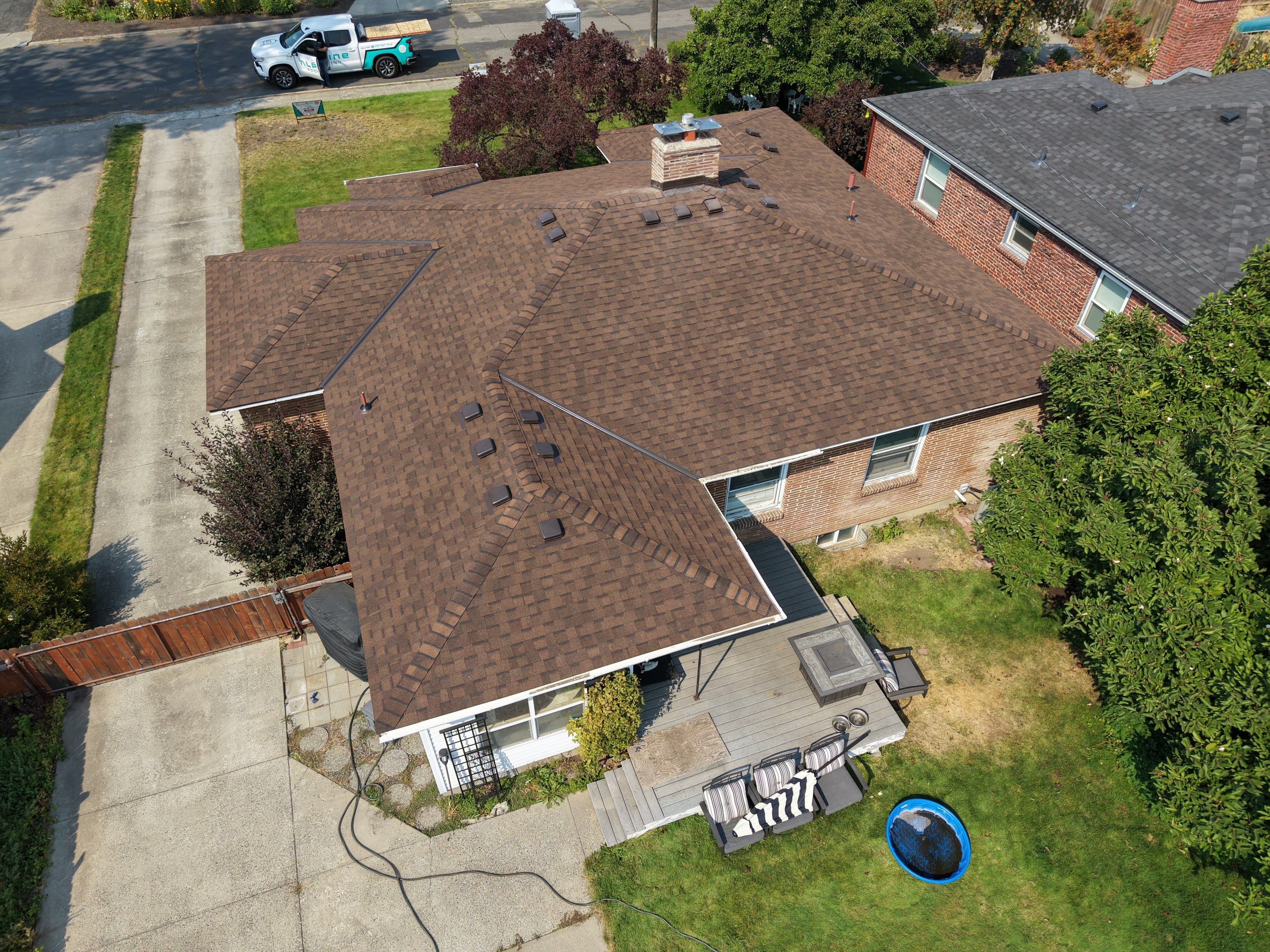 Residential Roof Replacement With CertainTeed Landmark Shingles in Spokane by Alpine Roofing