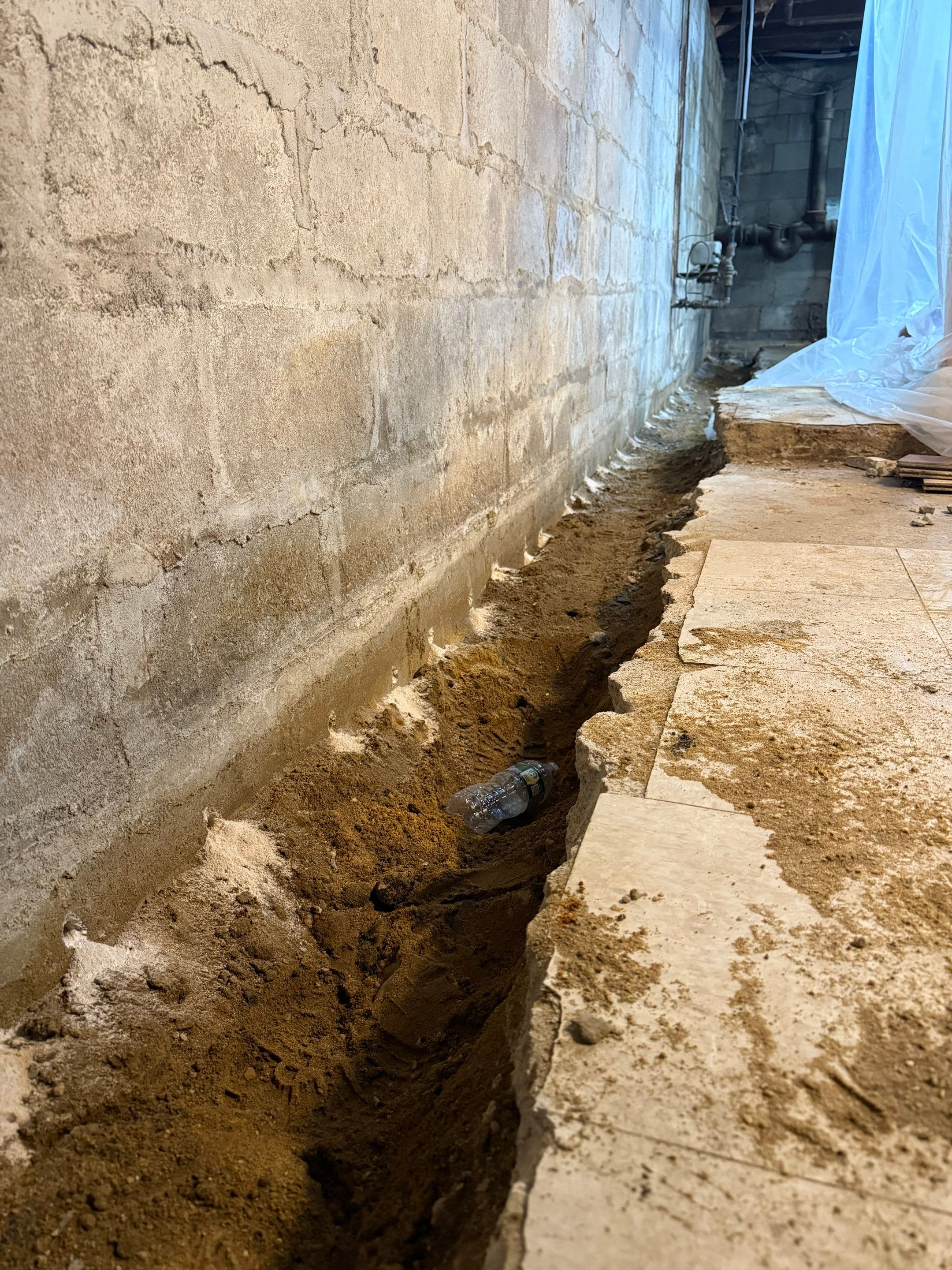 Hofman Ave. Elmont, NY by A.M. Shield Waterproofing, Corp.