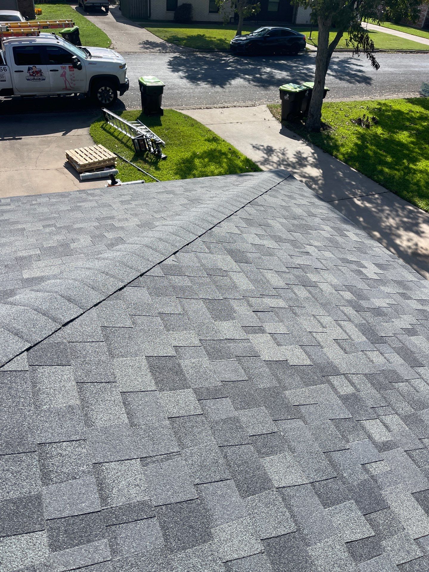 Residential Roofing Installation using Owen's Corning Duration (Lifetime) Shingles by Roof Repair Company