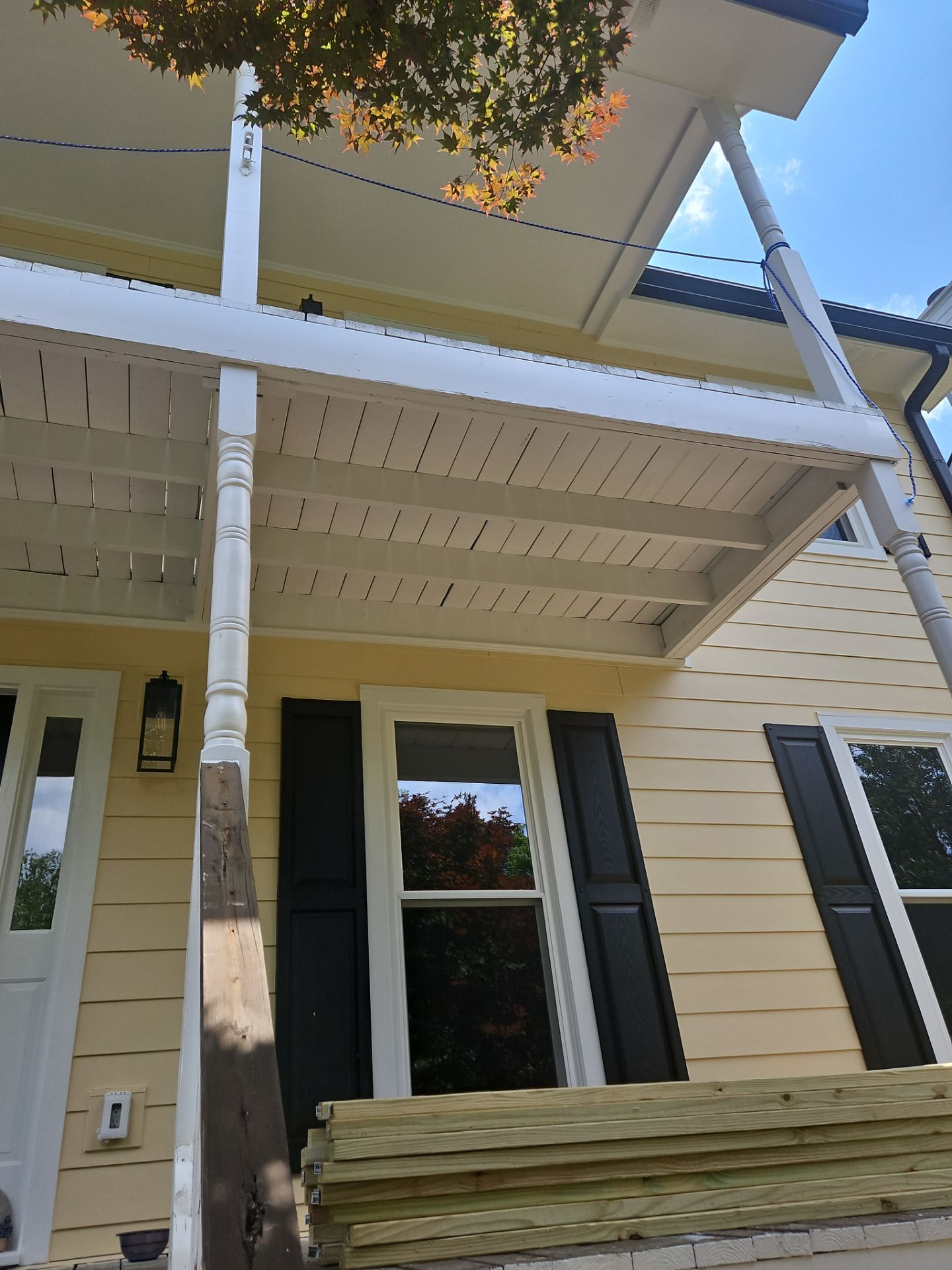 Wood Front Deck Resurface in Marietta, GA by Nelson Exteriors 