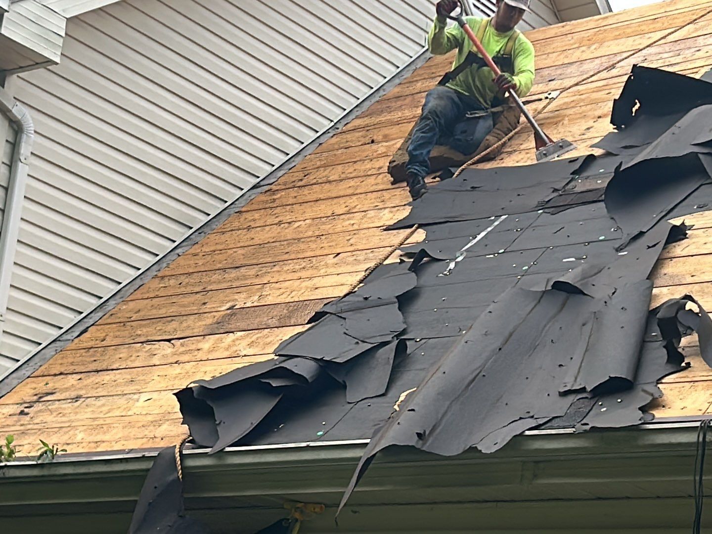 Residential Roofing Installation using Metal by Mr. Roofer