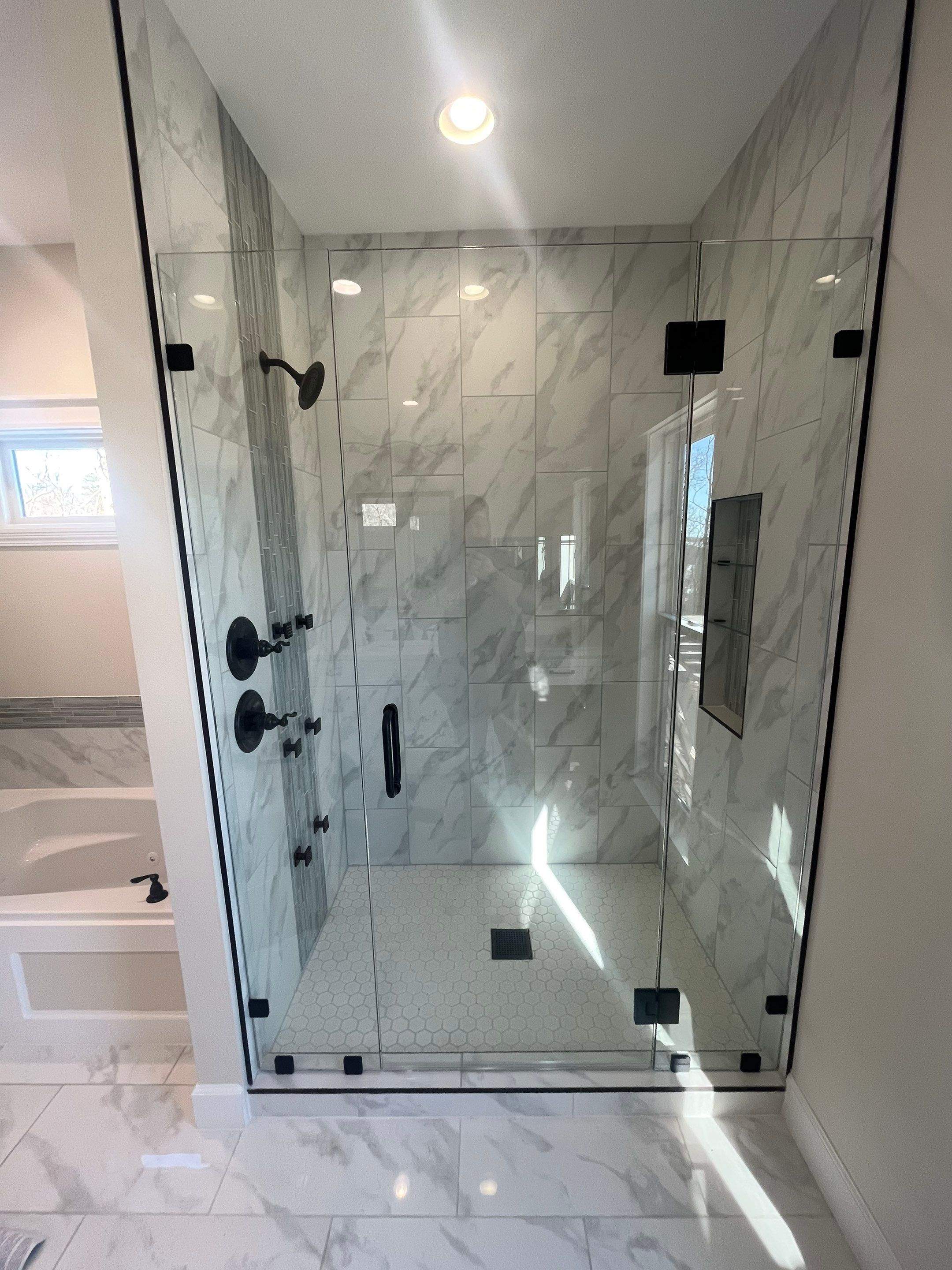 Shower Pictures by Custom Glass Service