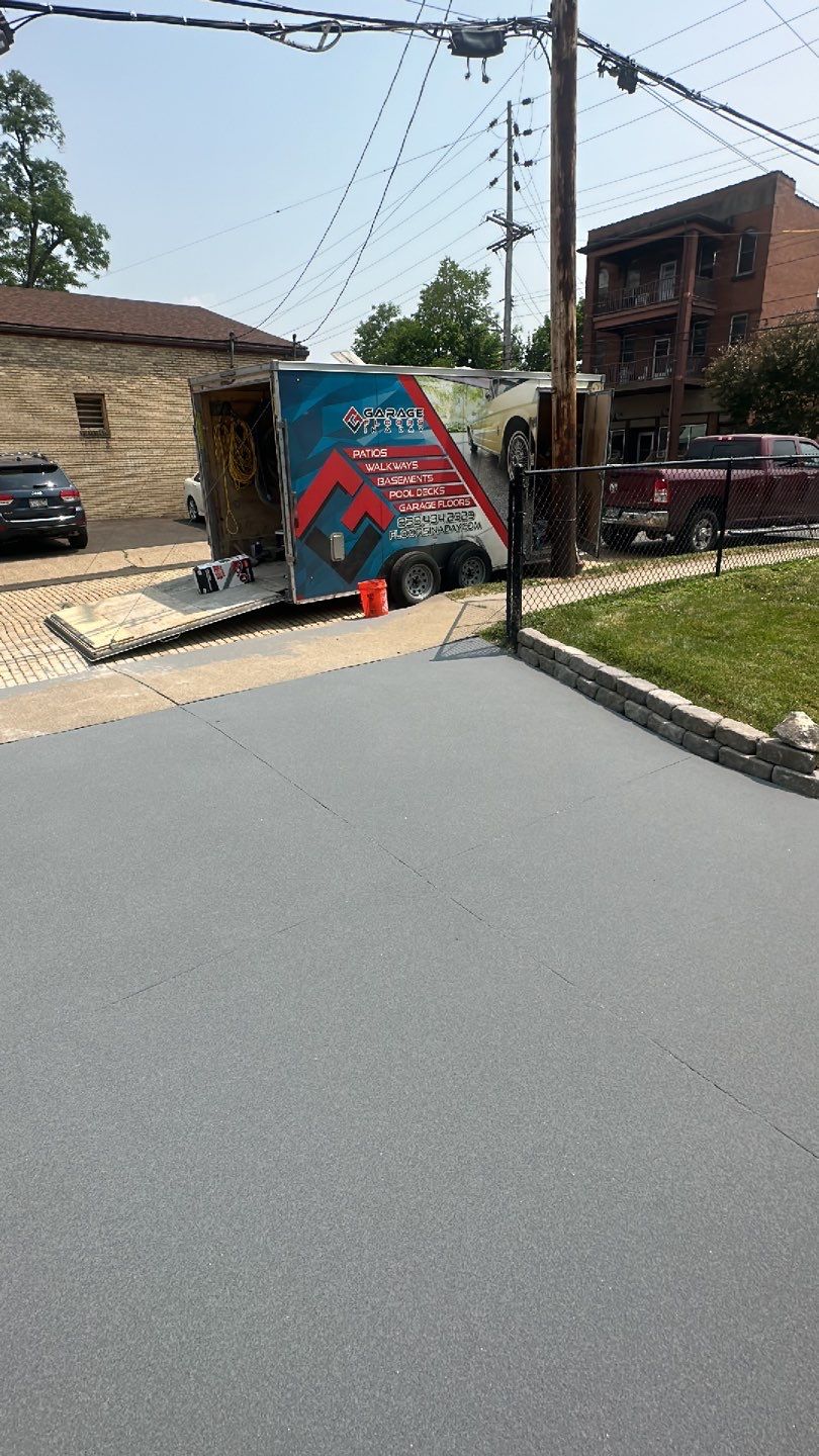 Driveway Project in Pittsburgh by Floors in a Day, Inc