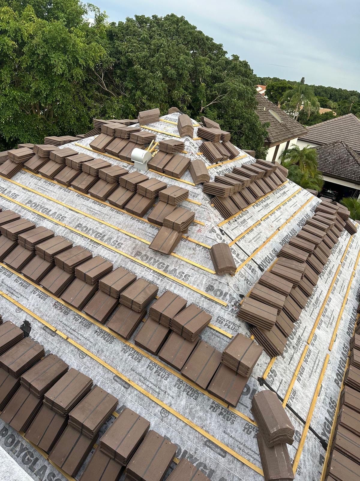 Residential Roofing Installation using Westlake Roofing Tile by BLUES BROTHERS ROOFING
