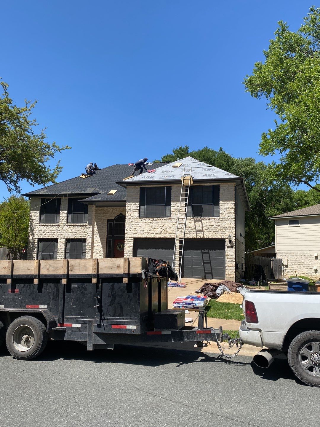 Residential Roof Replacement using GAF shingles in Austin Texas by Elite Roofing LLC