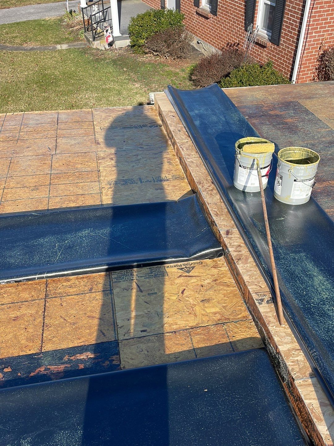 Epdm rubber roof using Versico .060 by Teflon Roofing