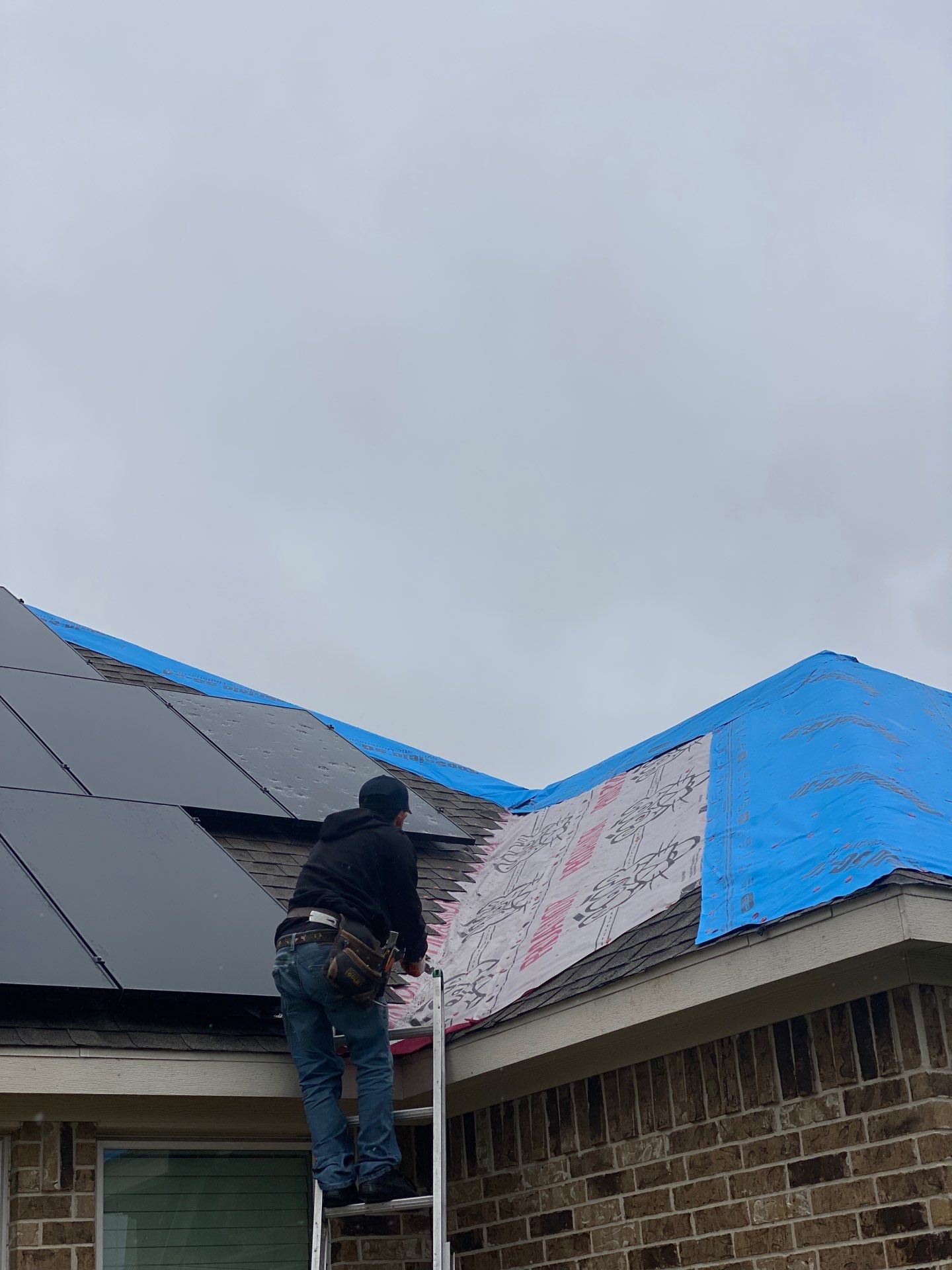 Hail Damage using Owen's Corning Duration (Lifetime) Shingles by Roof Repair Company