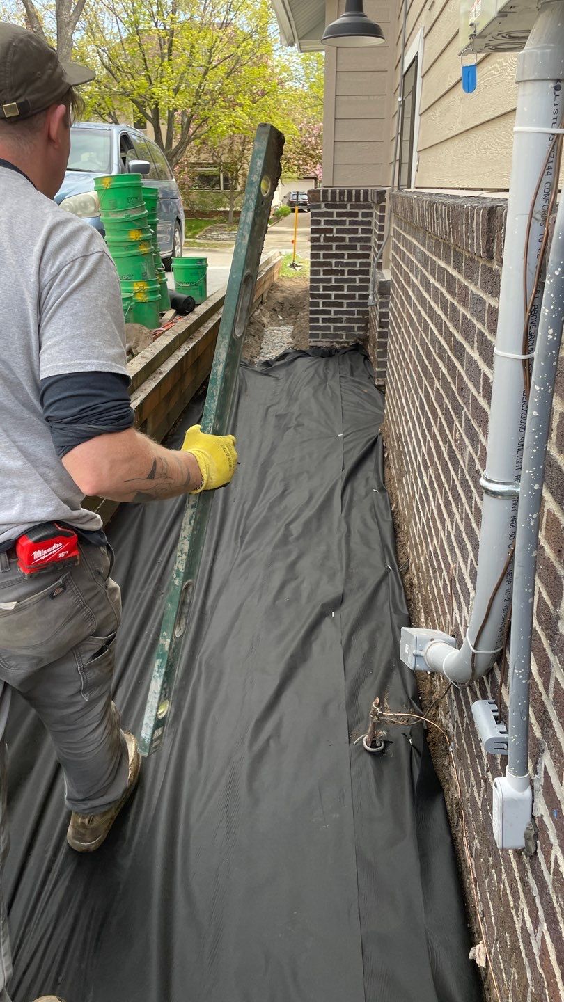 Foundation Drainage Board & French Drain in Southwest Minneapolis by Waterproofing Northeast