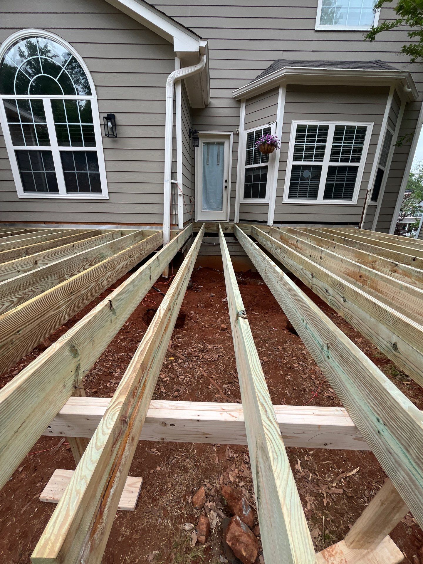 Wood Deck Build and Screen Porch Install in Kennesaw, GA by Nelson Exteriors 