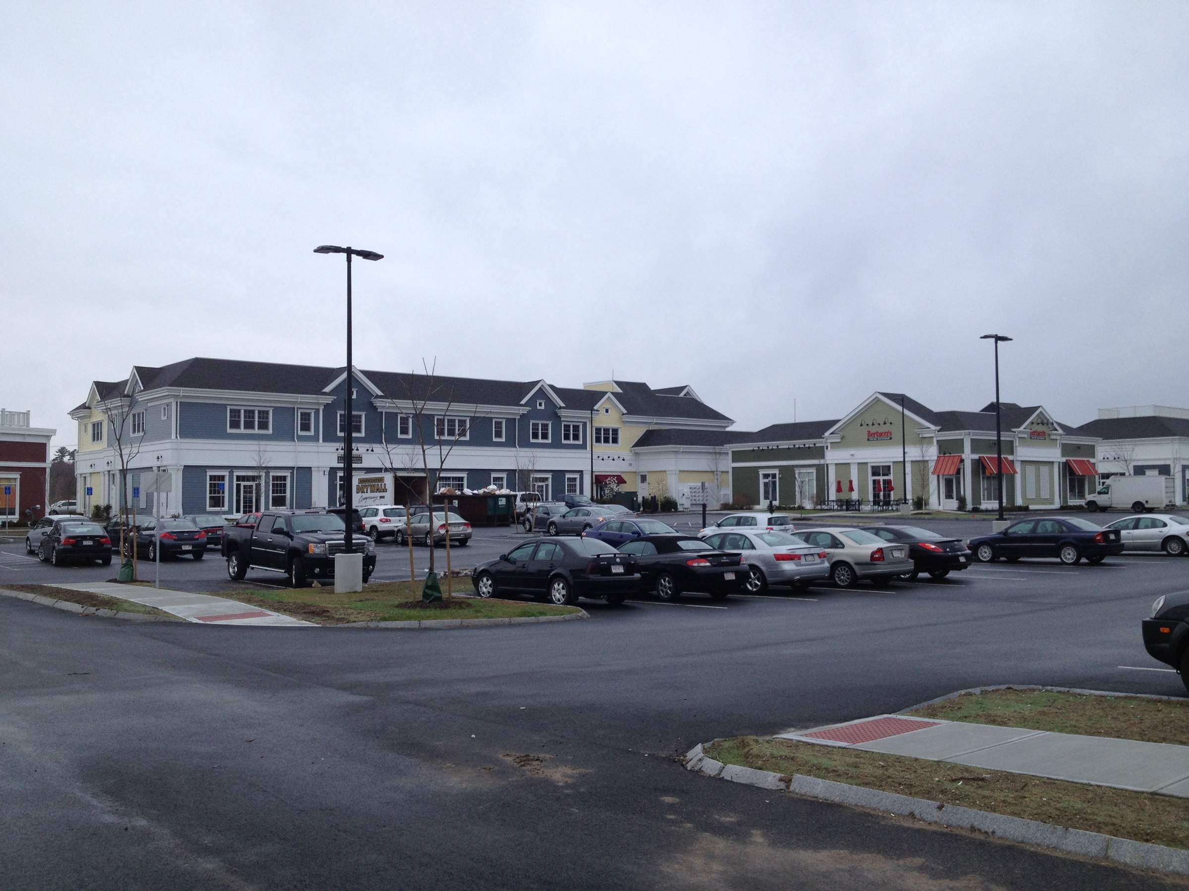 Commercial Gutter System at Wayland Town Center by Gutter Pro Enterprises
